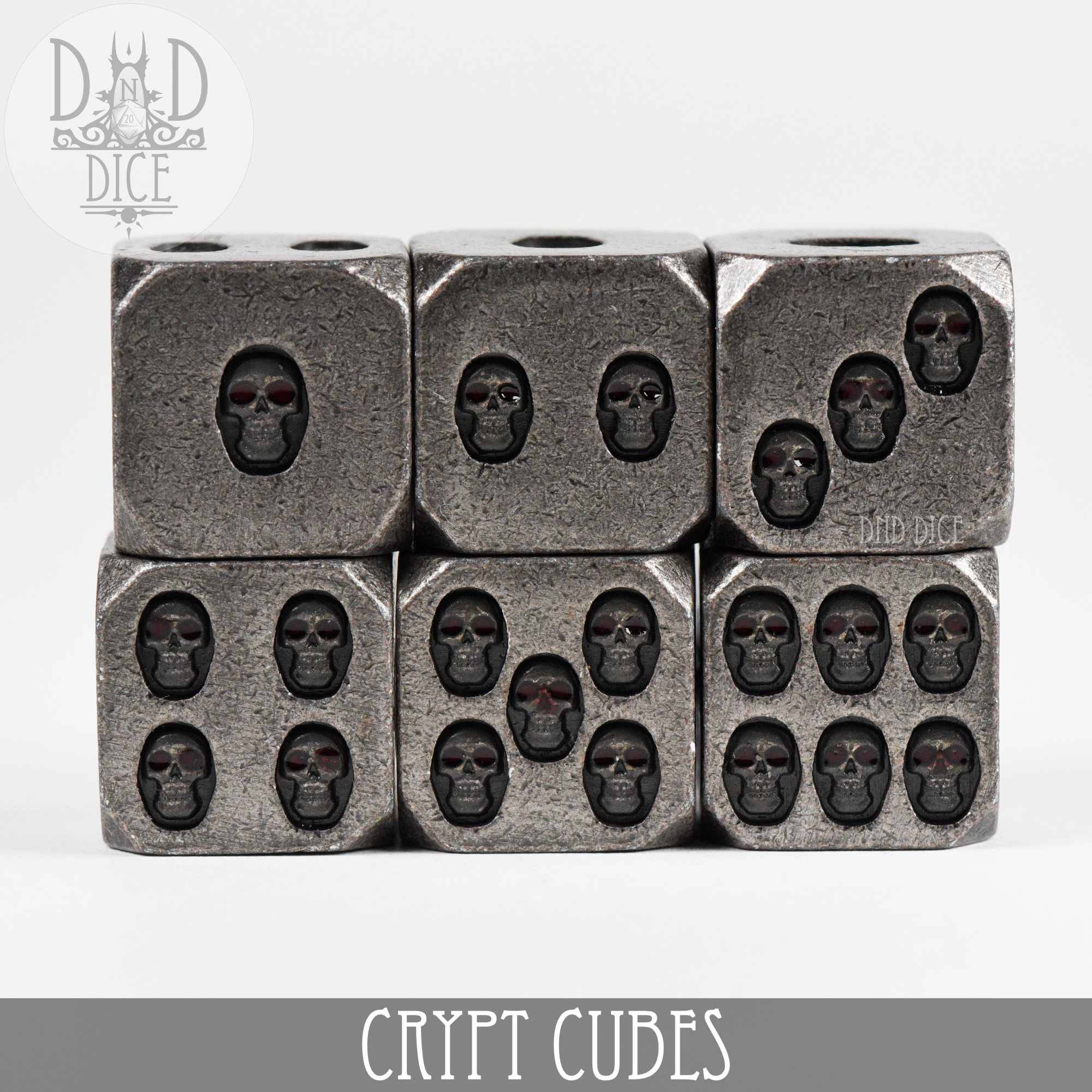 Crypt Cubes 6D6 (Metal)