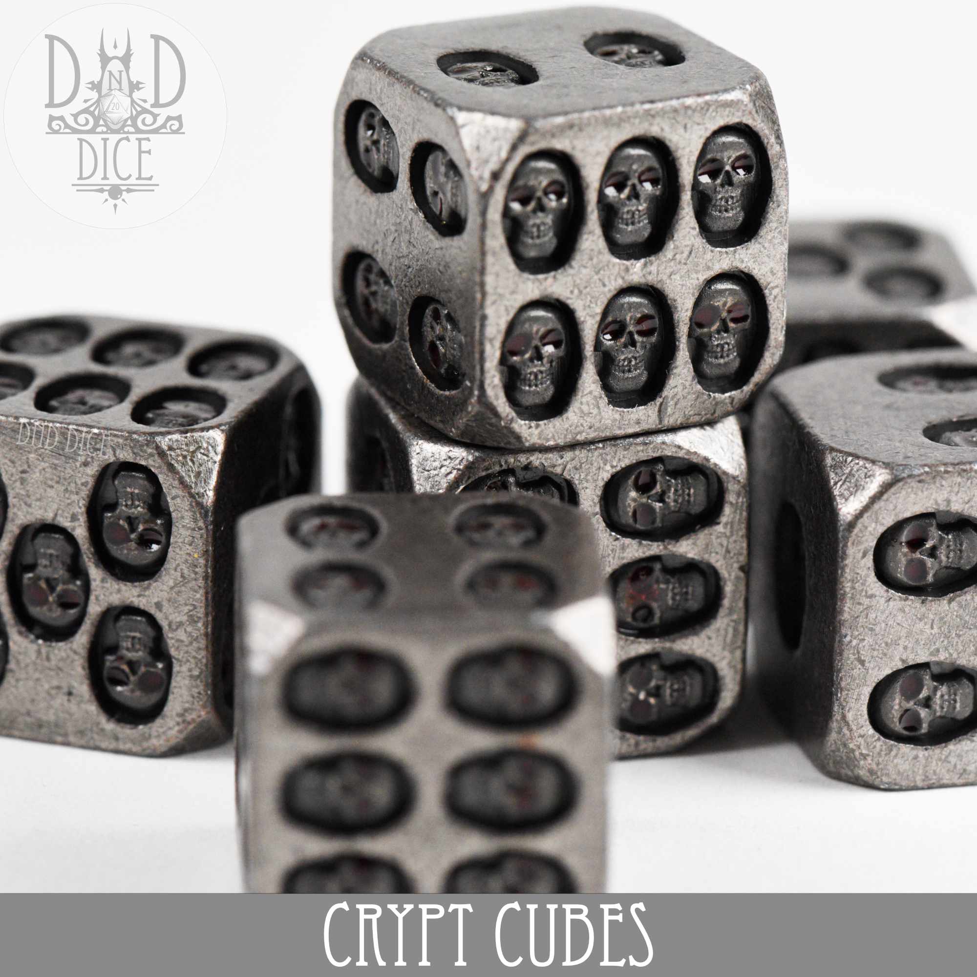 Crypt Cubes 6D6 (Metal)