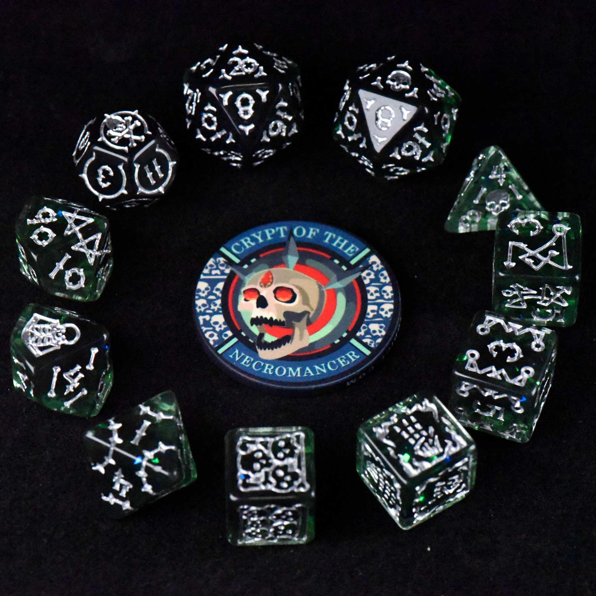 Crypt of the Necromancer - 11 Dice Set
