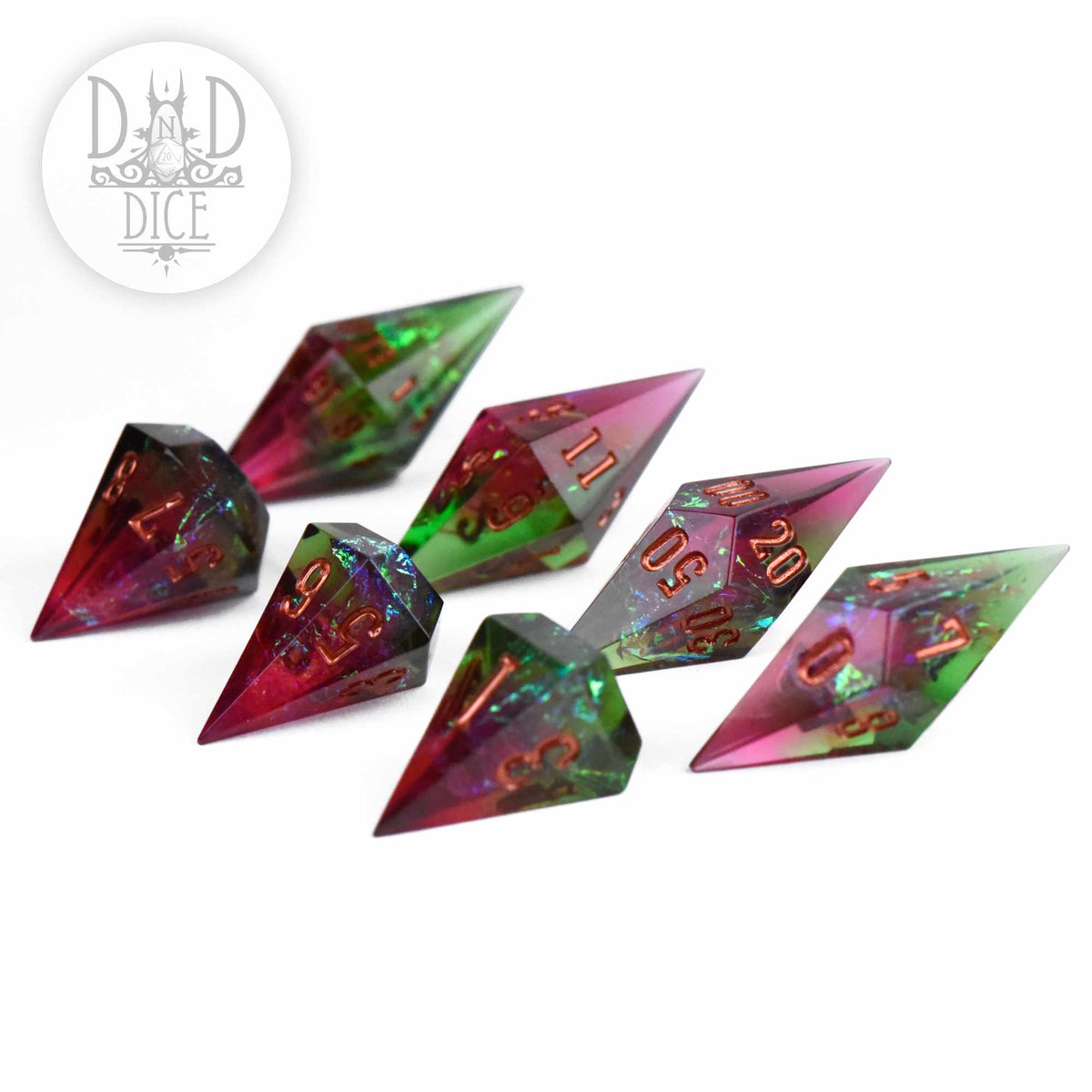 Crystal Shards Blood Emerald (Handmade)