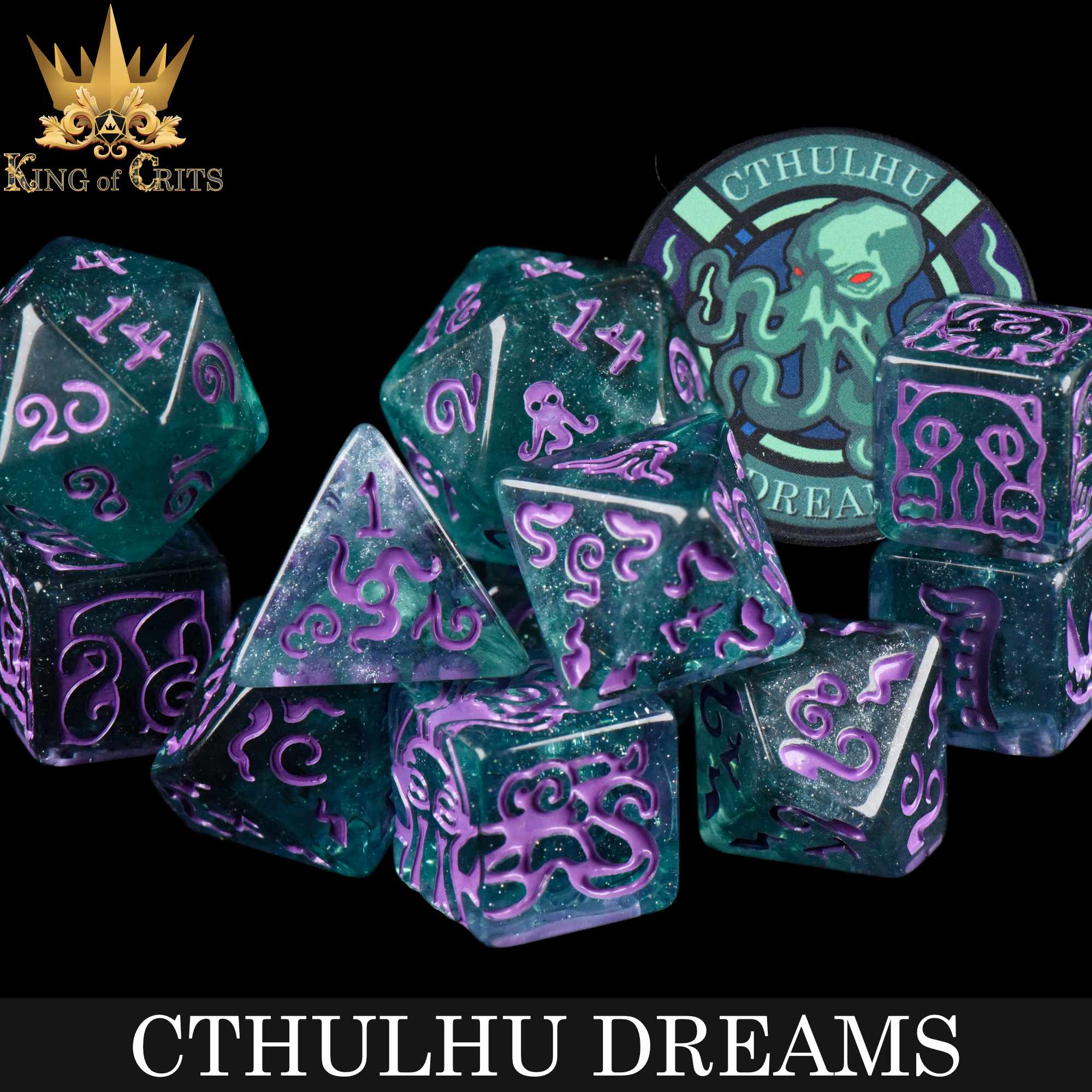 Cthulhu Dreams - 11 Dice Set