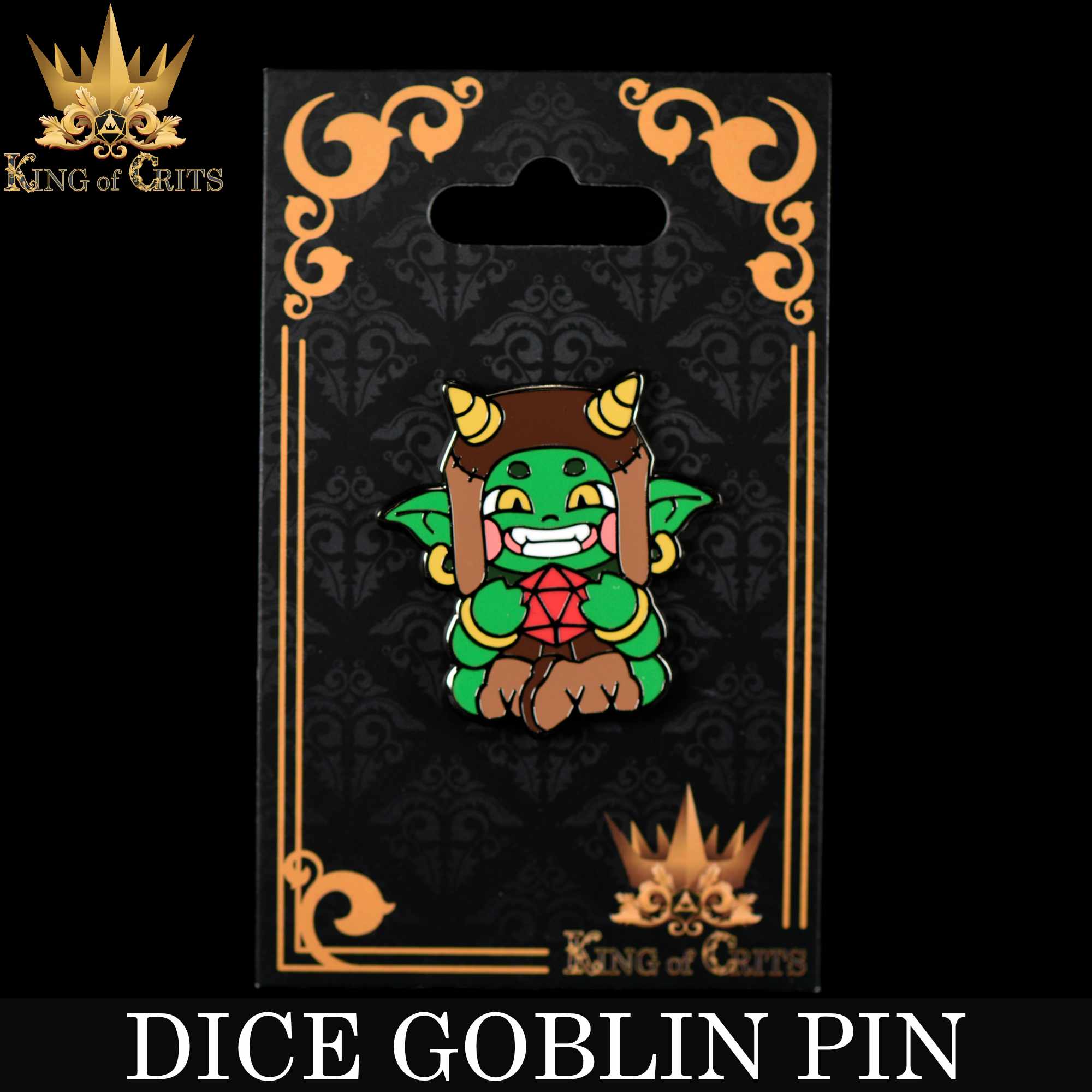 Dice Goblin (Enamel Pin)