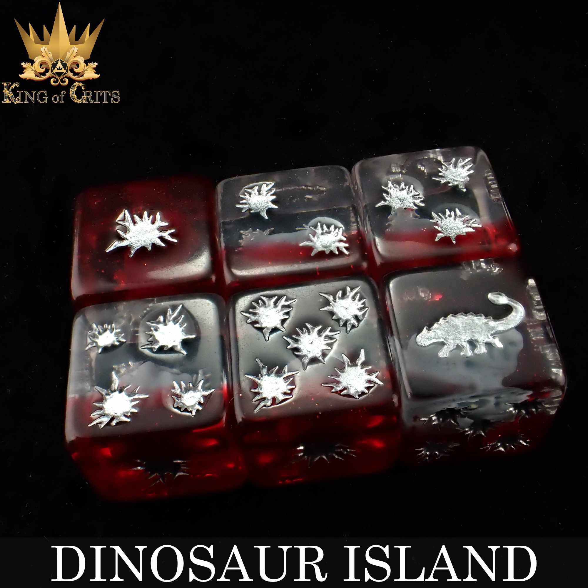 Dinosaur Island - 11 Dice Set