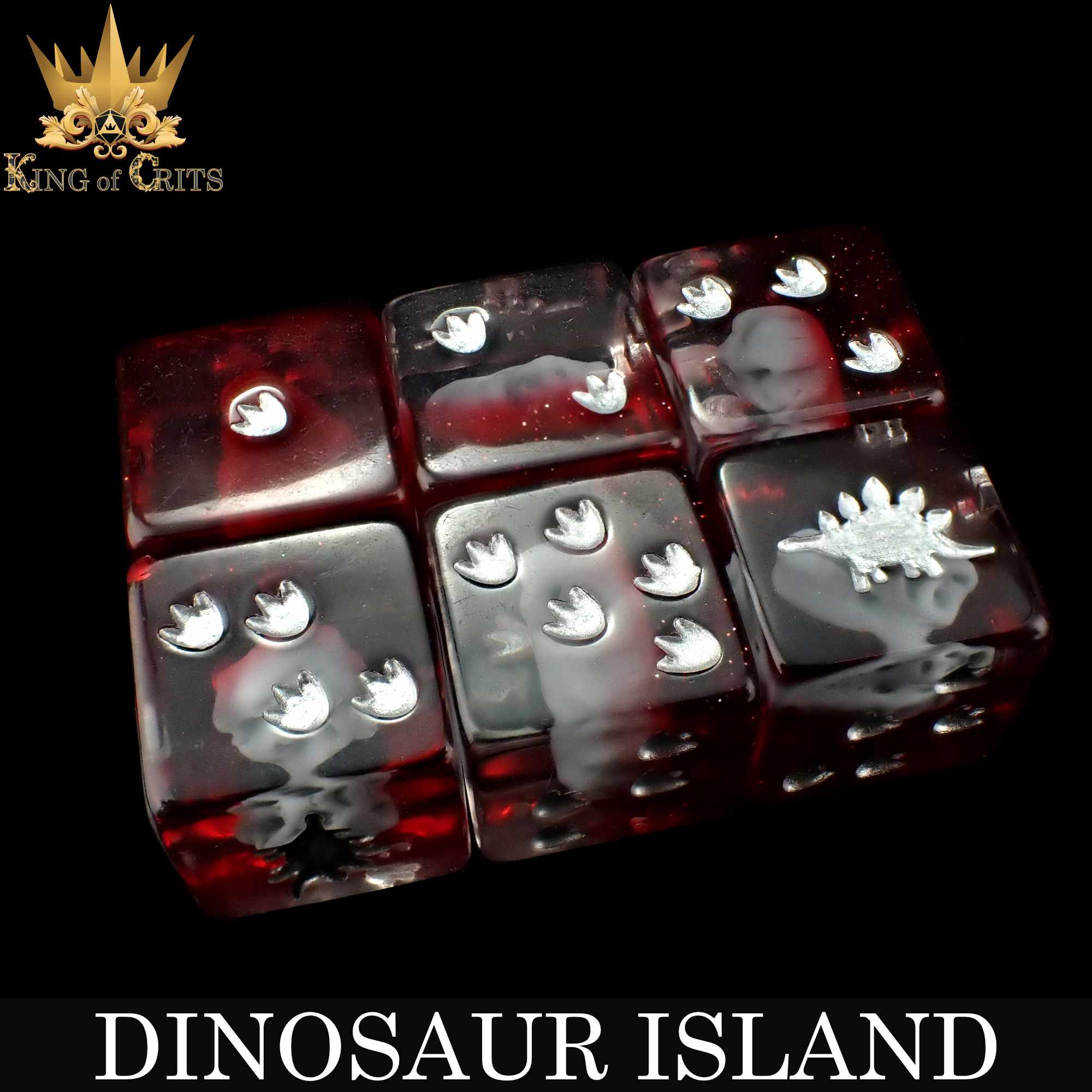 Dinosaur Island - 11 Dice Set