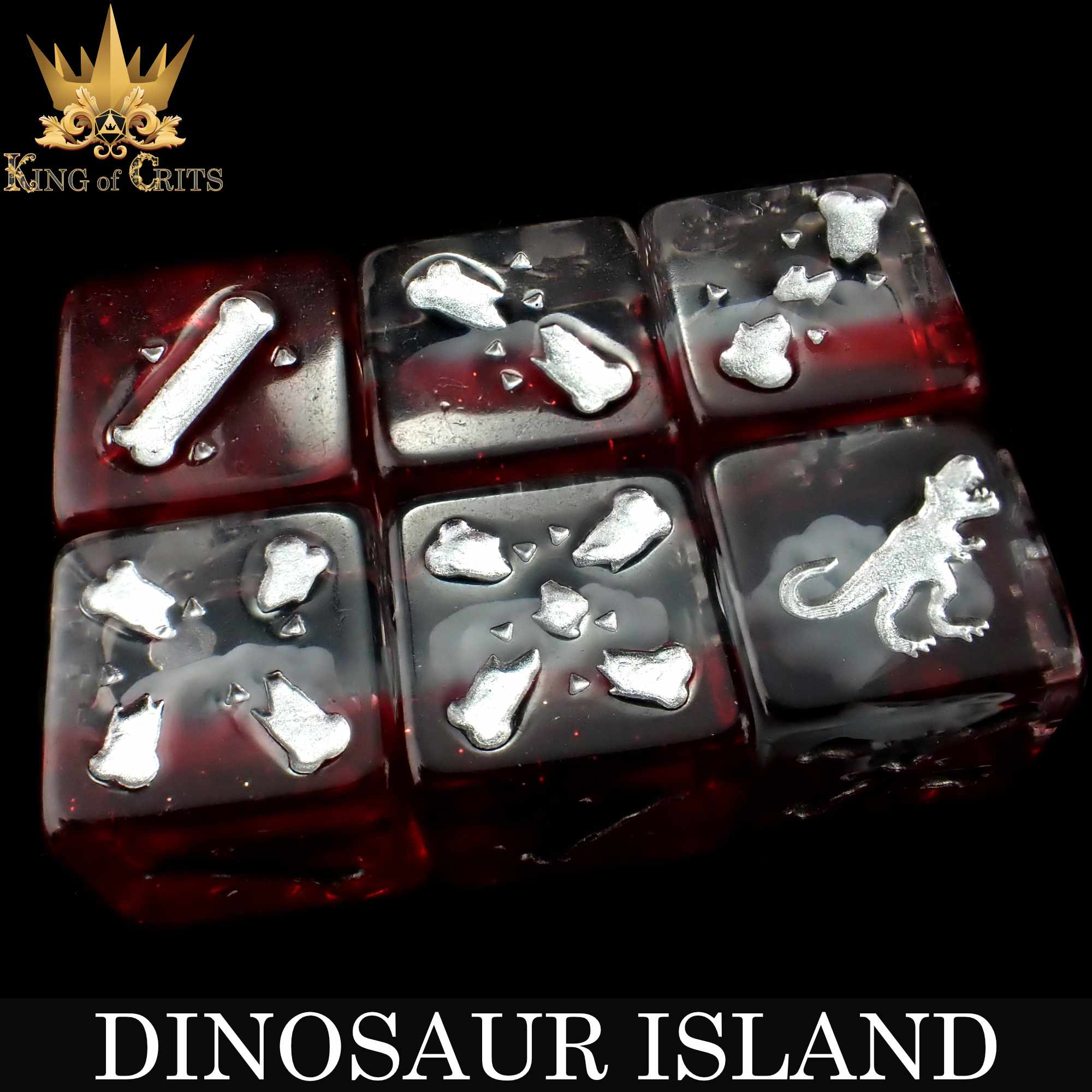 Dinosaur Island - 11 Dice Set