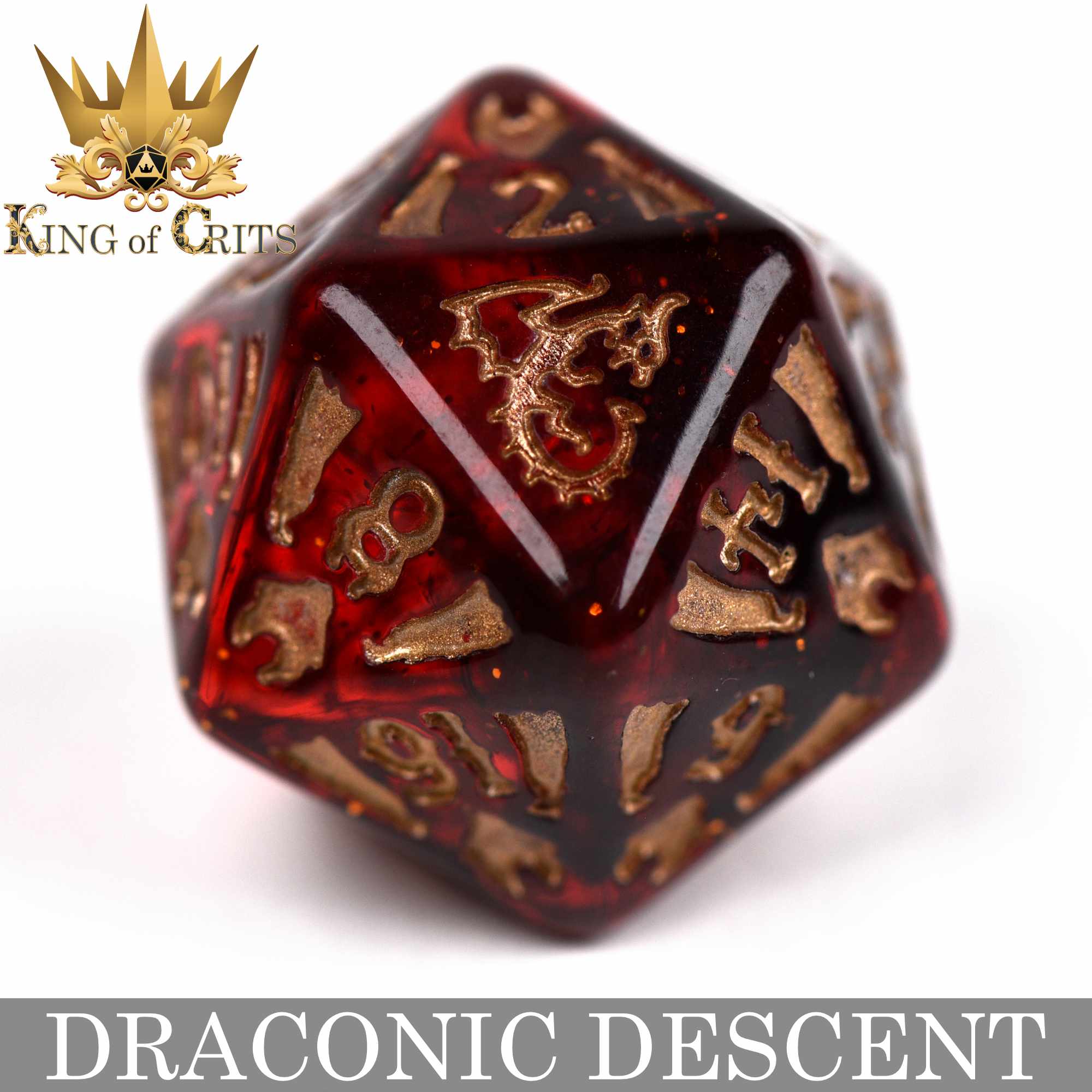 Draconic Descent - 11 Dice Set