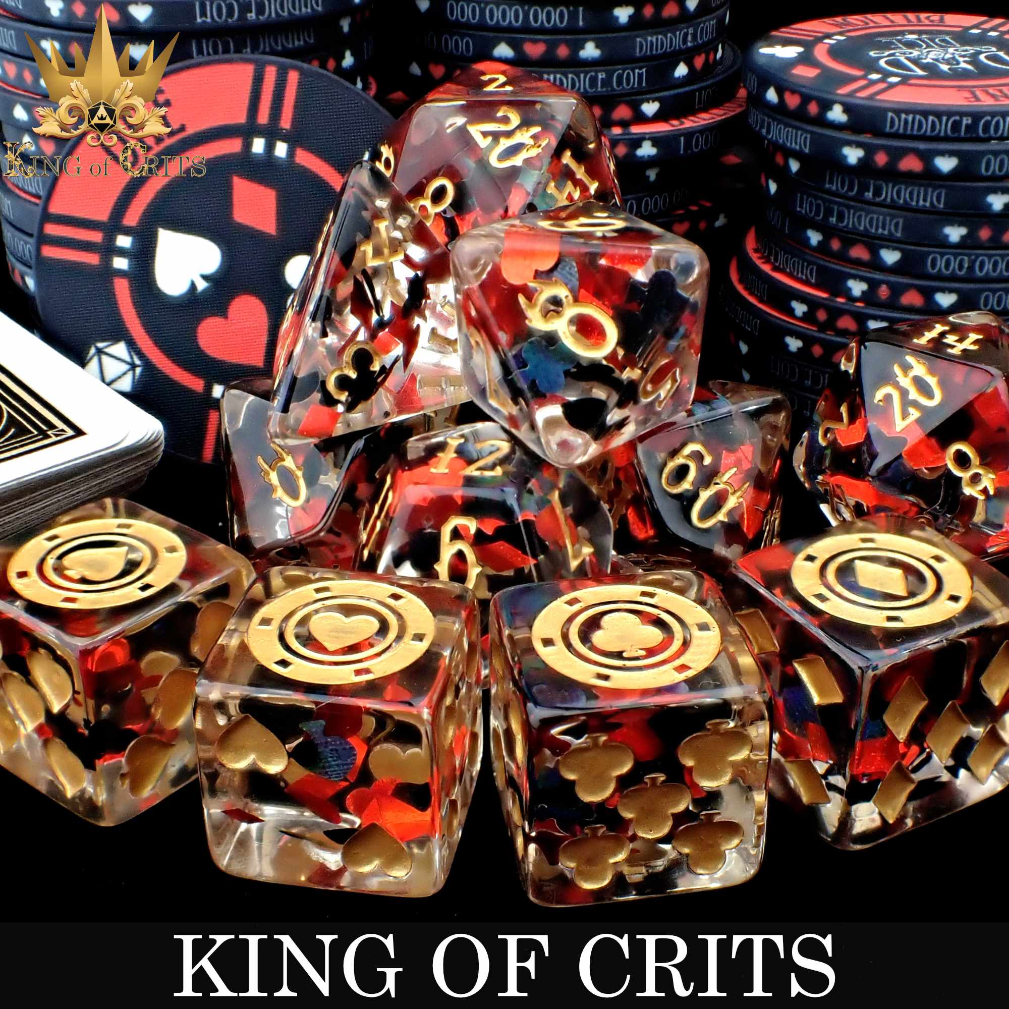 King of Crits - 11 Dice Set