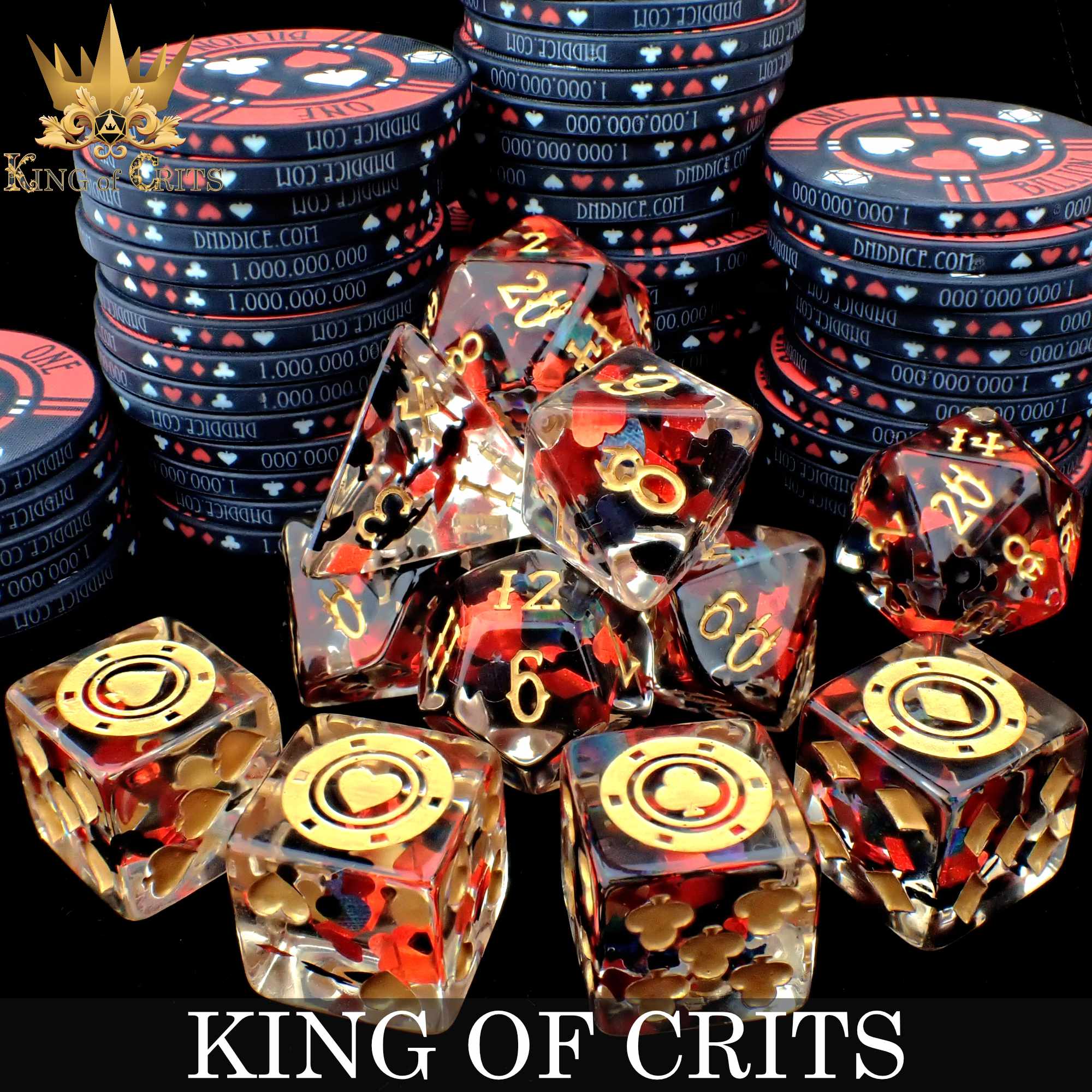 King of Crits - 11 Dice Set