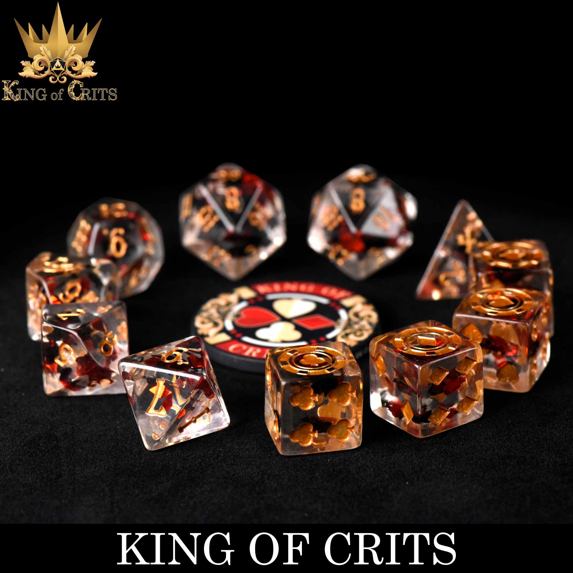 King of Crits - 11 Dice Set