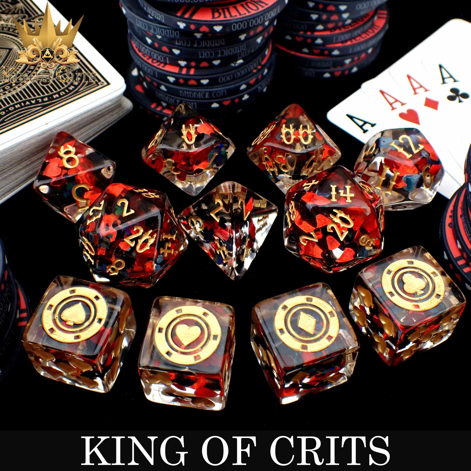 King of Crits - 11 Dice Set