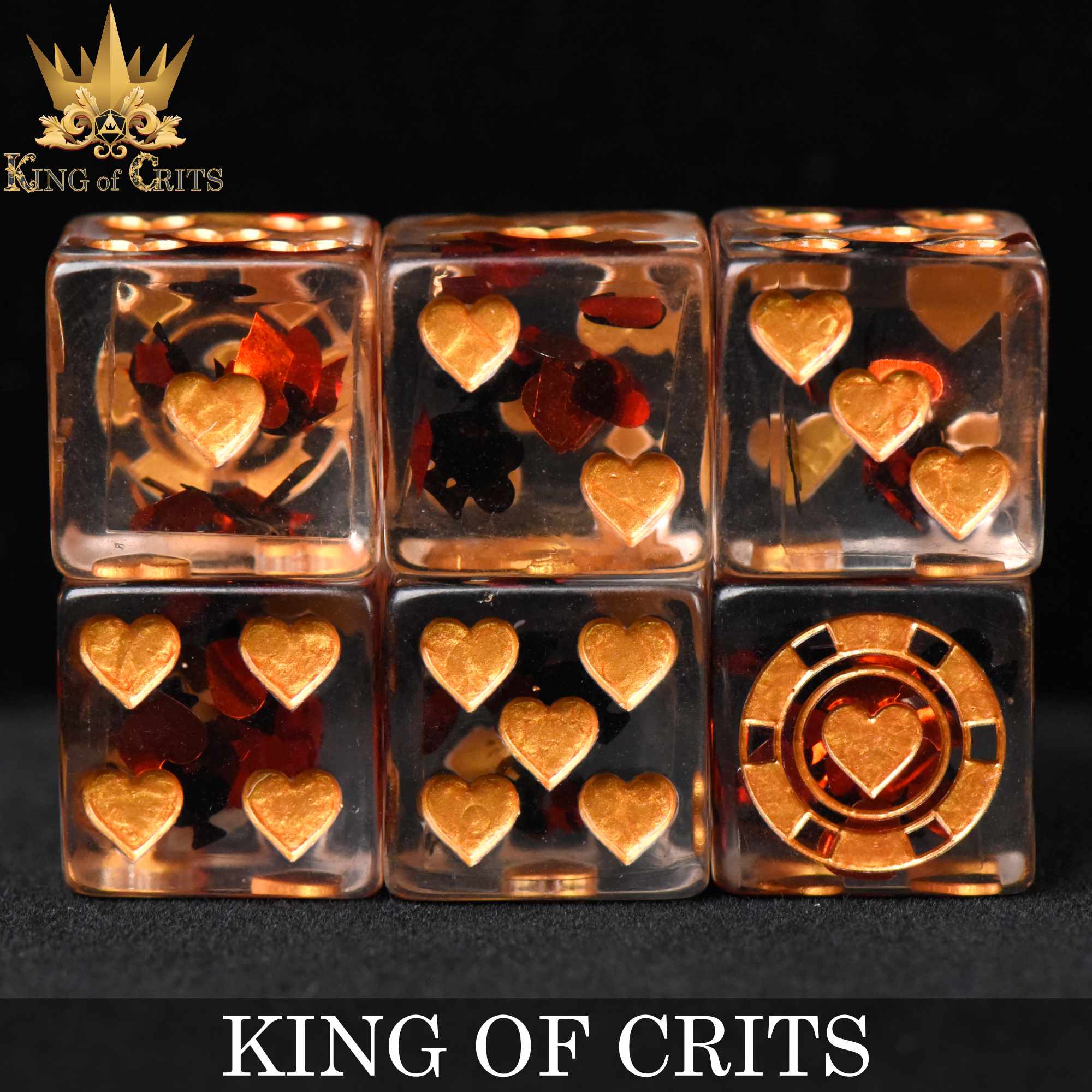 King of Crits - 11 Dice Set