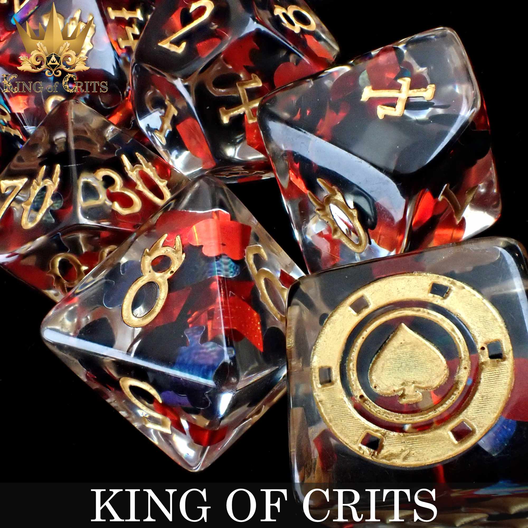 King of Crits - 11 Dice Set