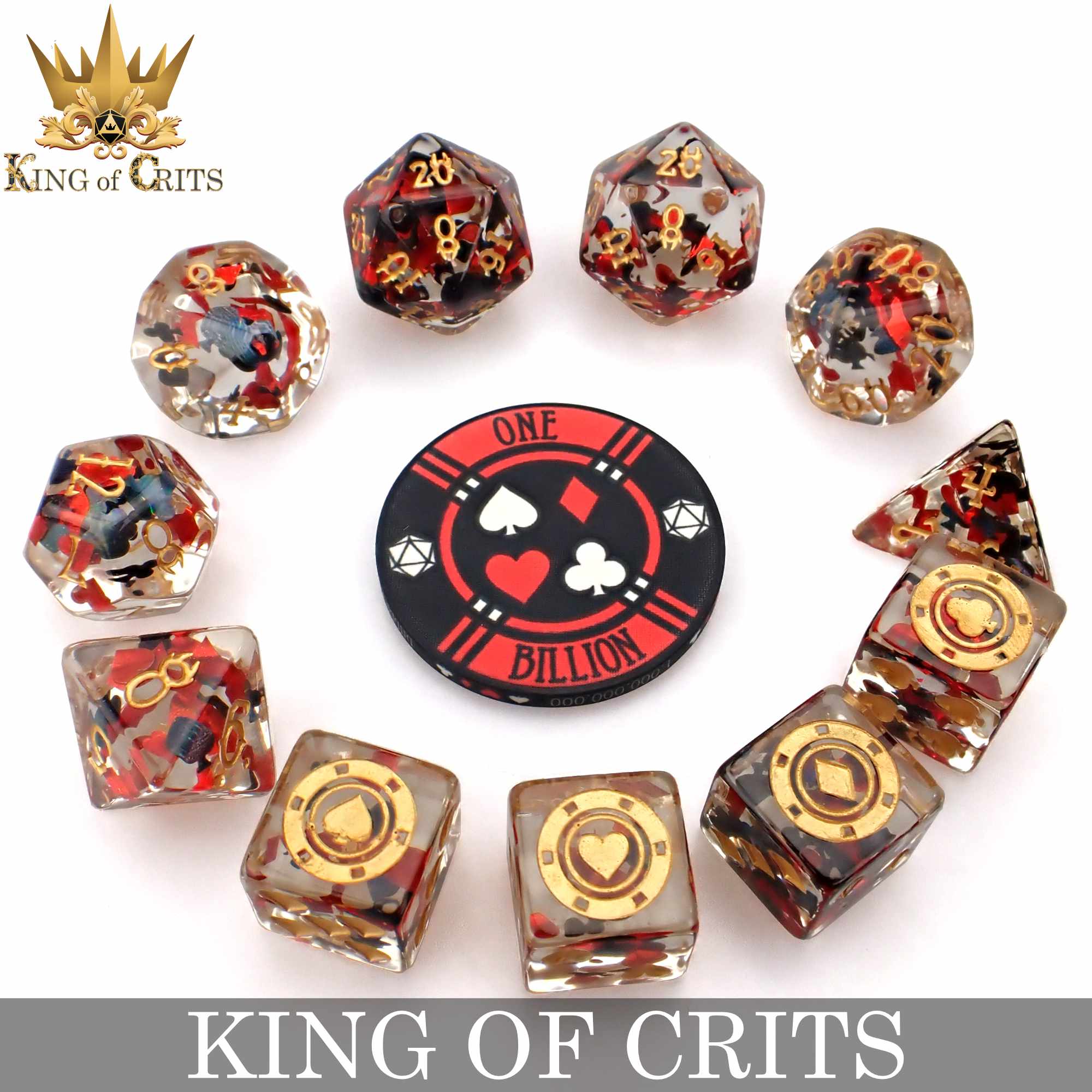 King of Crits - 11 Dice Set