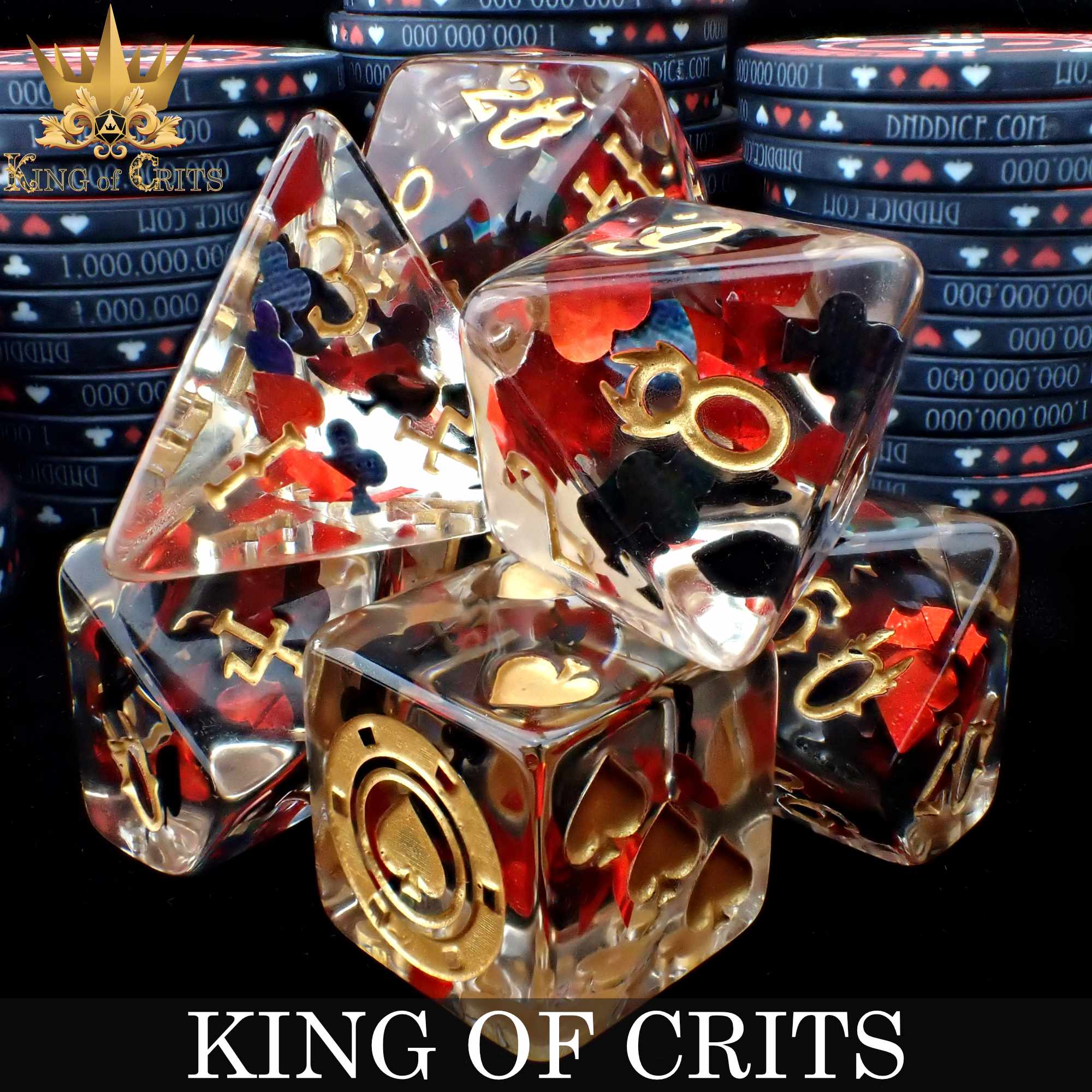 King of Crits - 11 Dice Set