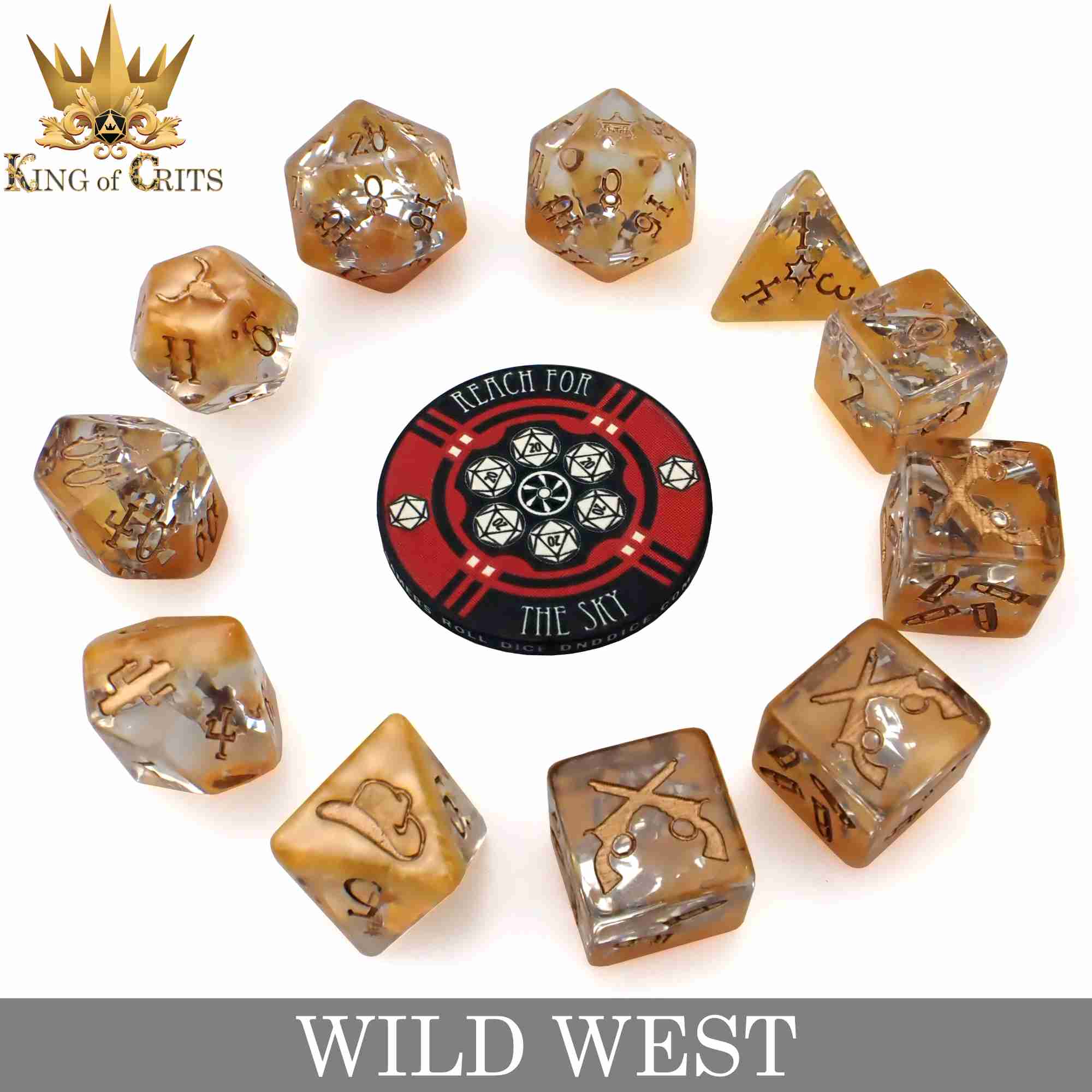 Wild West - 11 Dice Set