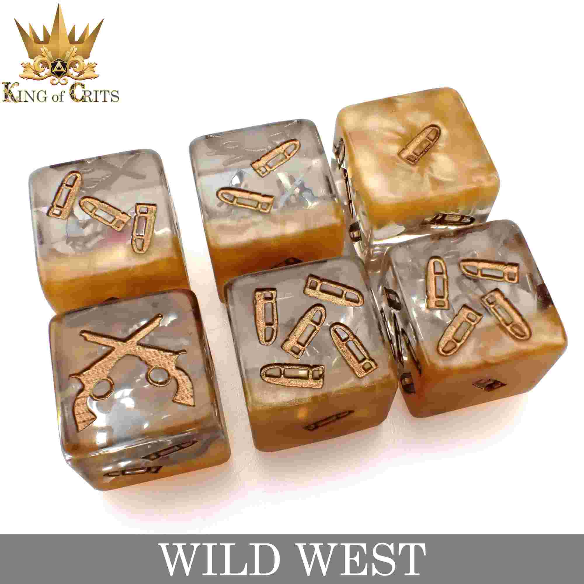 Wild West - 11 Dice Set