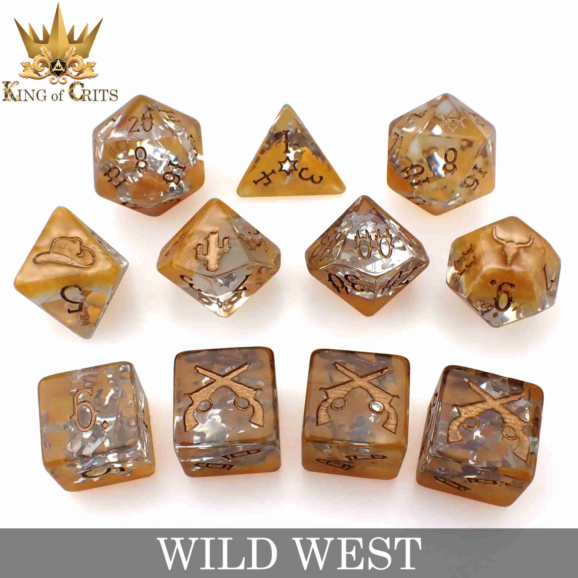 Wild West - 11 Dice Set