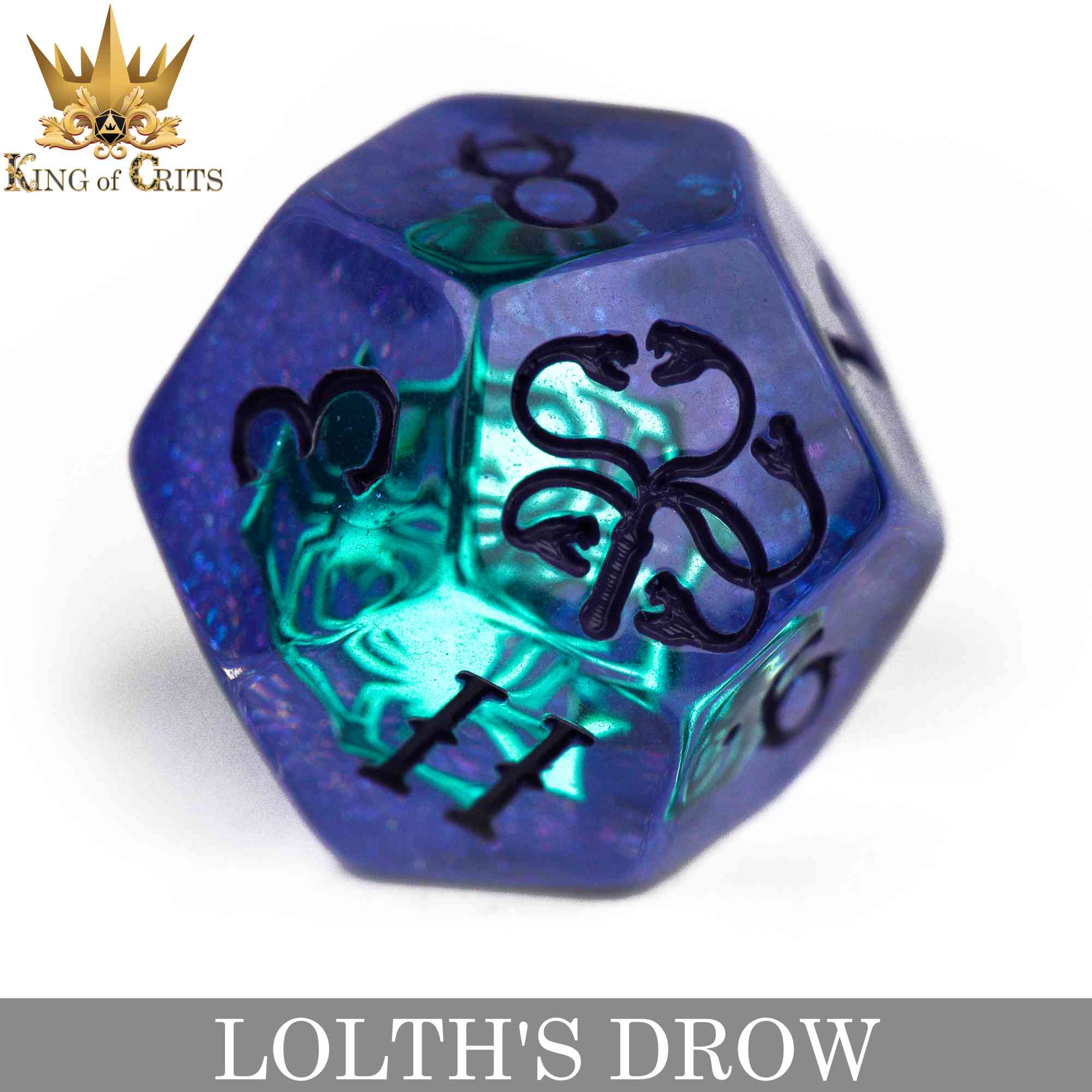 Lolth's Drow - 11 Dice Set