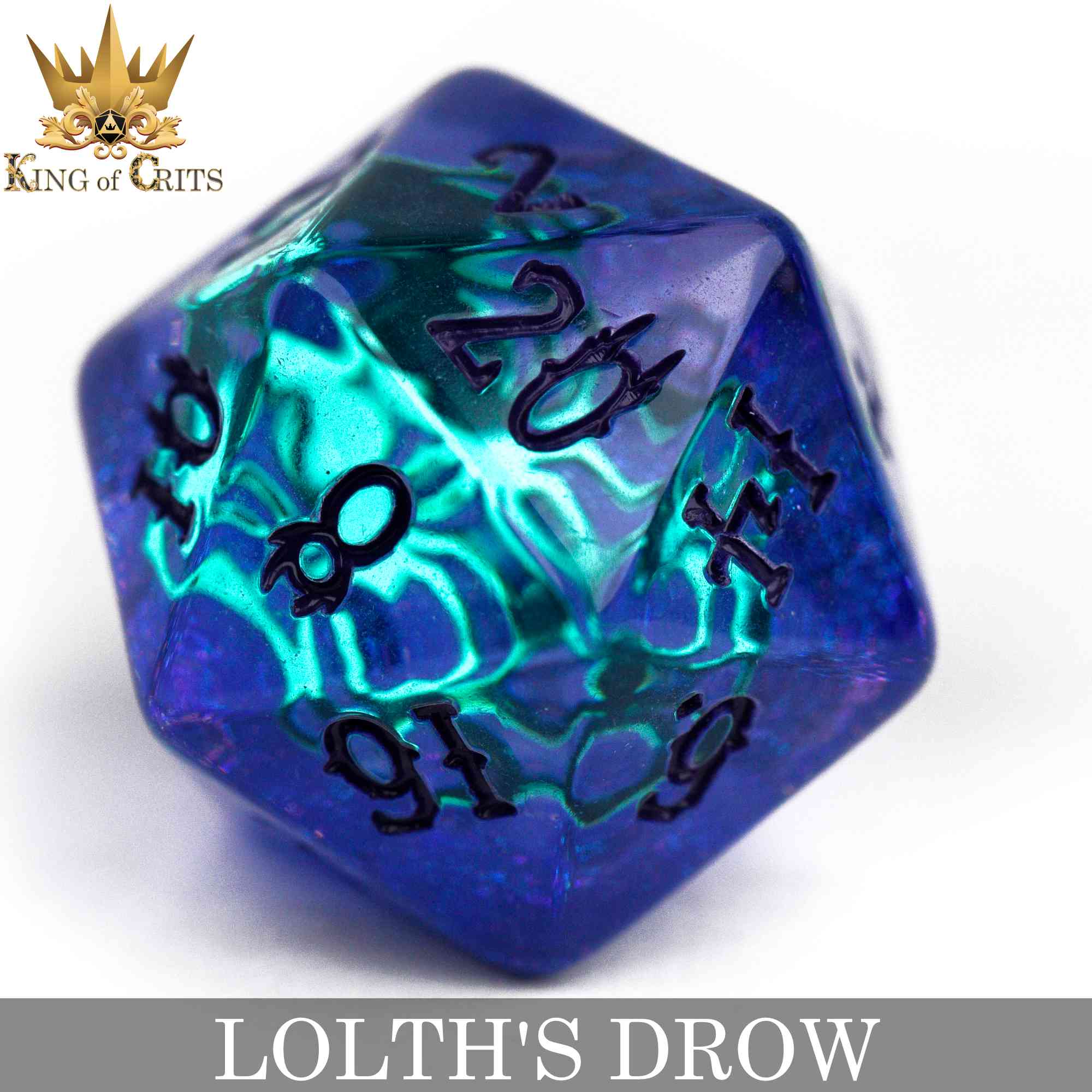 Lolth's Drow - 11 Dice Set