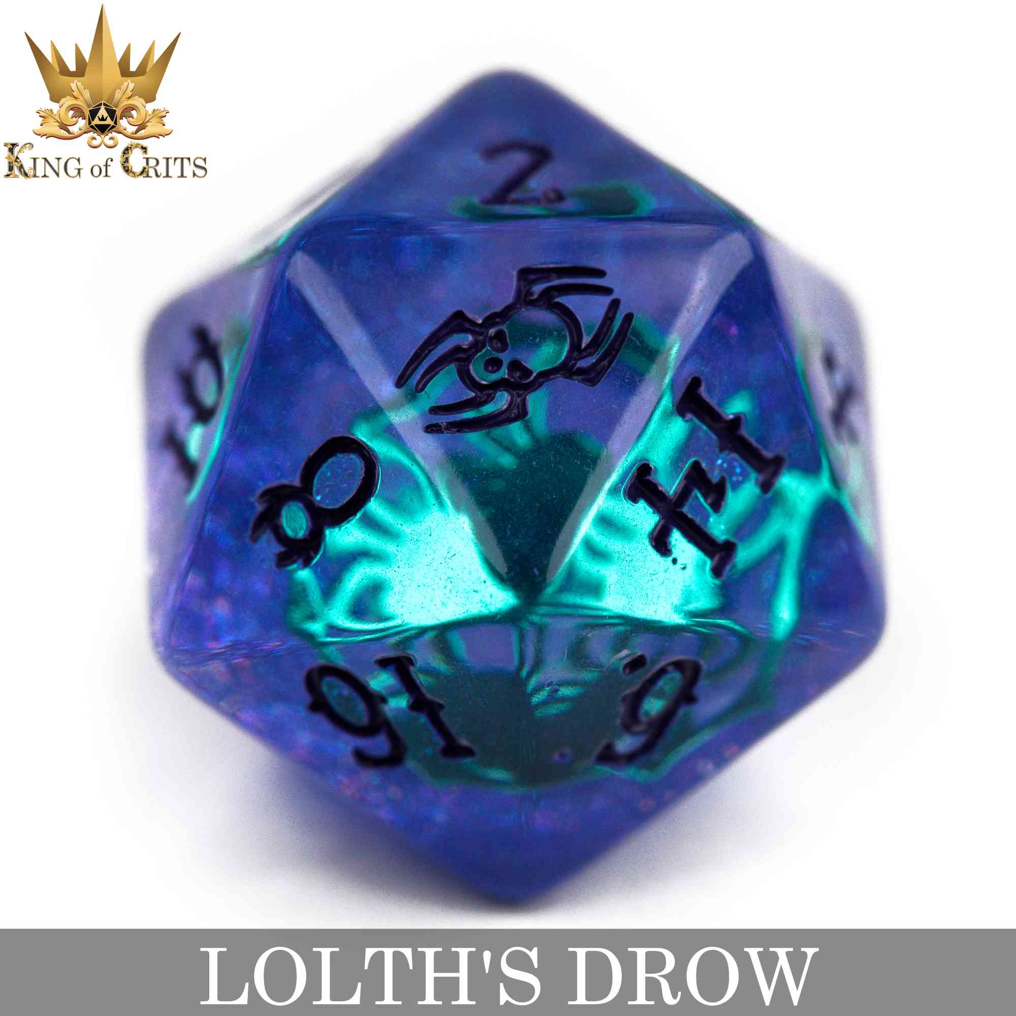 Lolth's Drow - 11 Dice Set