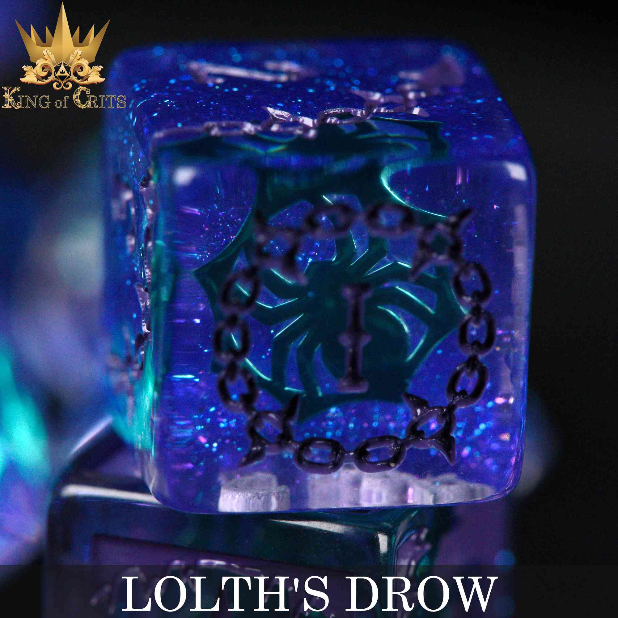 Lolth's Drow - 11 Dice Set