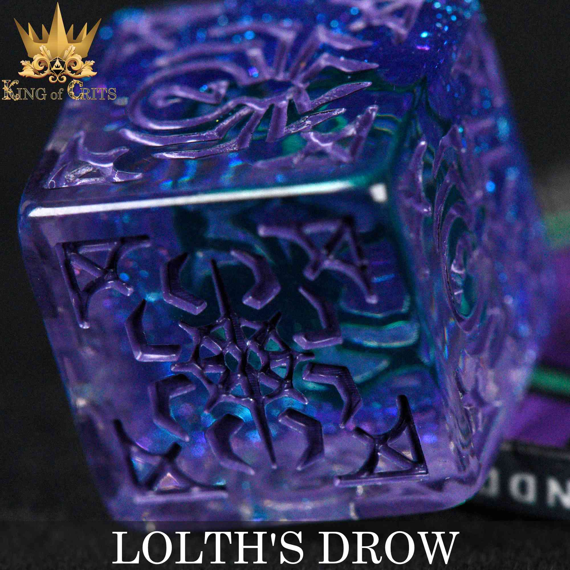 Lolth's Drow - 11 Dice Set