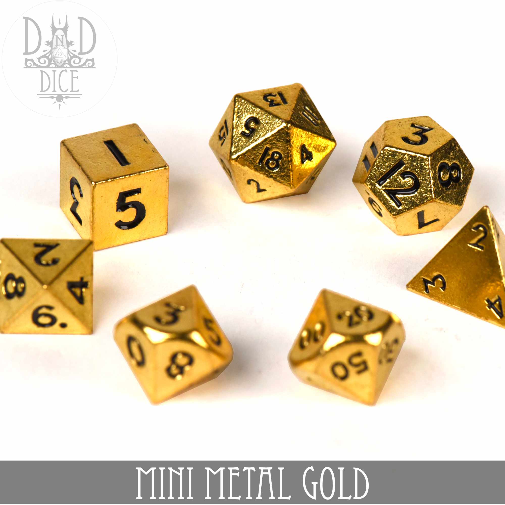 Mini Metal Gold (10mm)