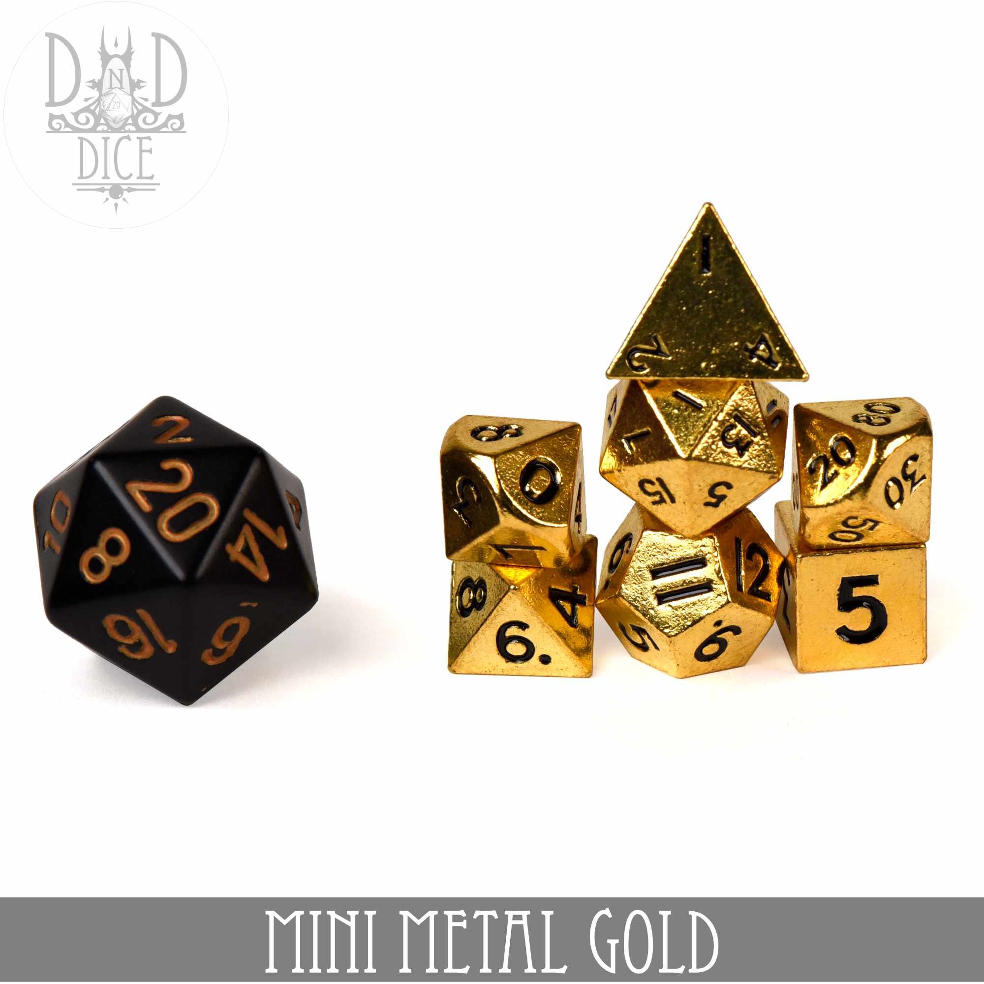 Mini Metal Gold (10mm)