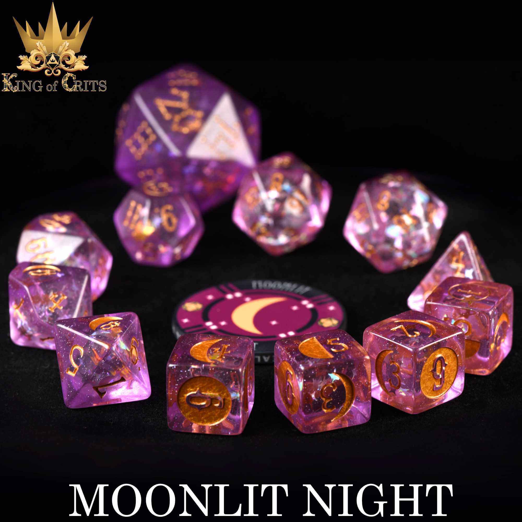 Moonlit Night - 12 Dice Set