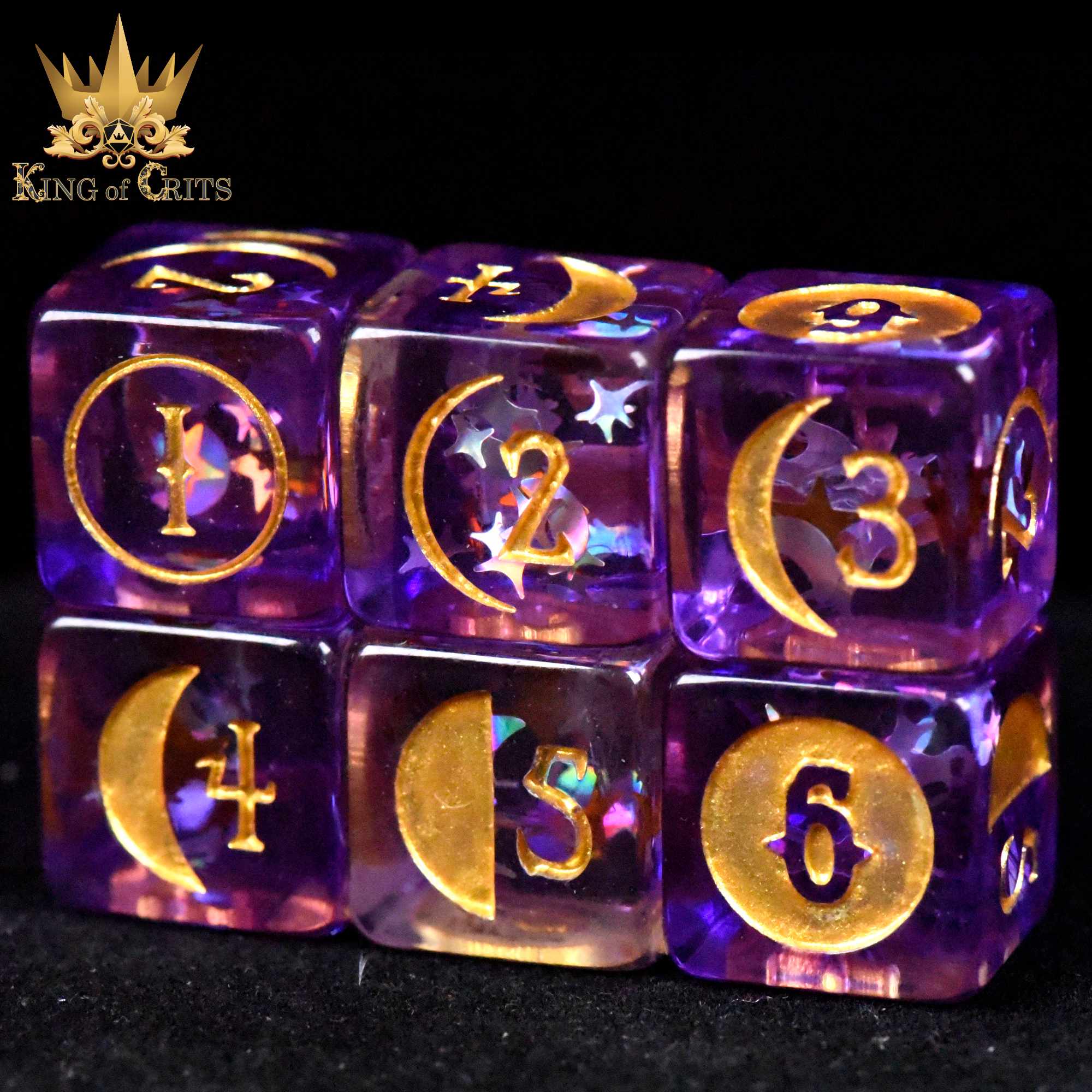 Moonlit Night - 12 Dice Set