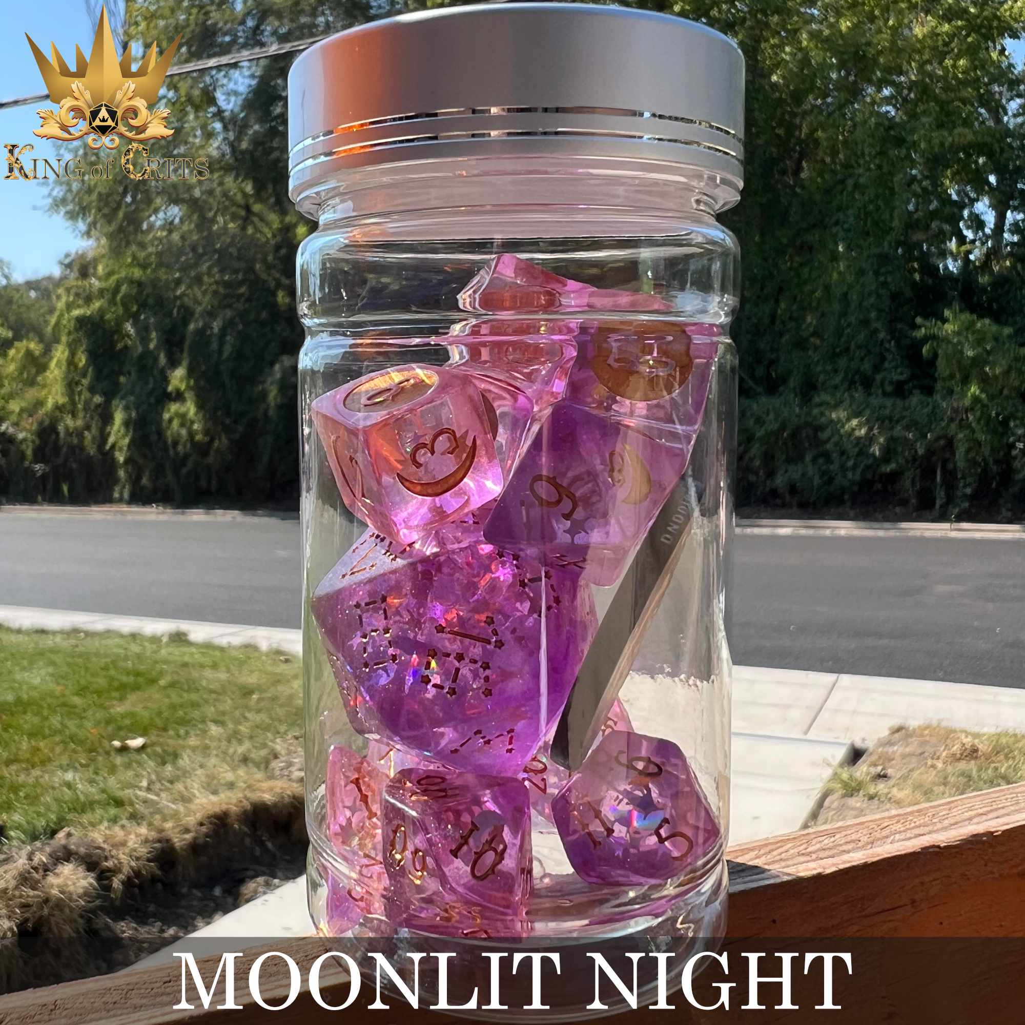 Moonlit Night - 12 Dice Set