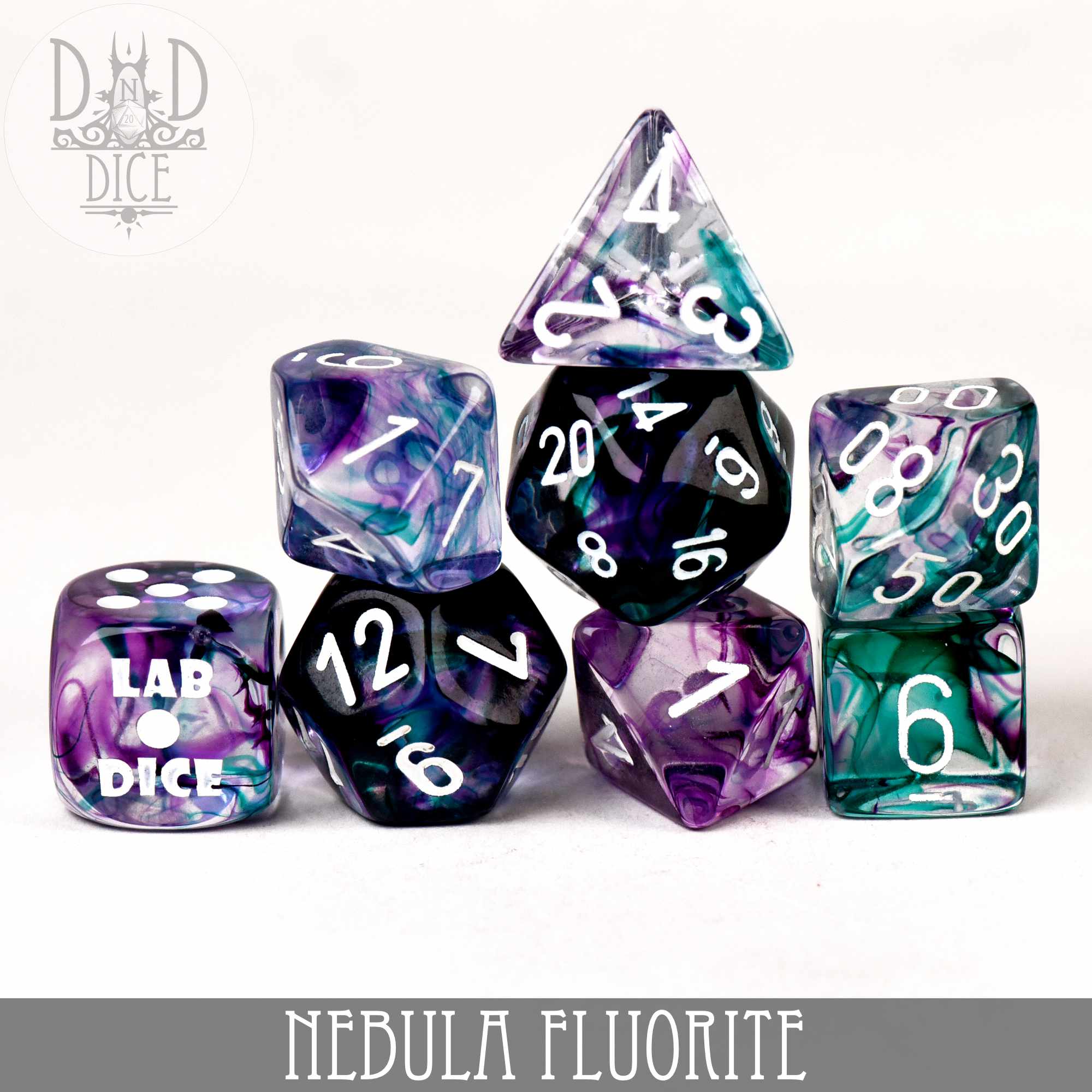 Nebula Florite - 8 Dice Set