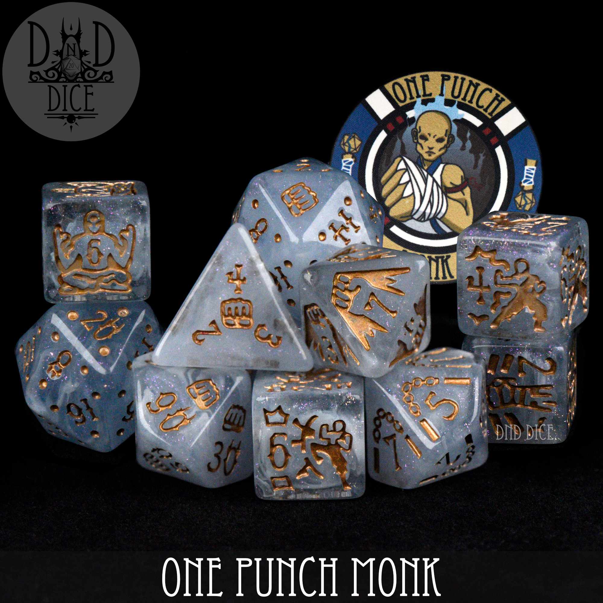 One Punch Monk - 11 Dice Set