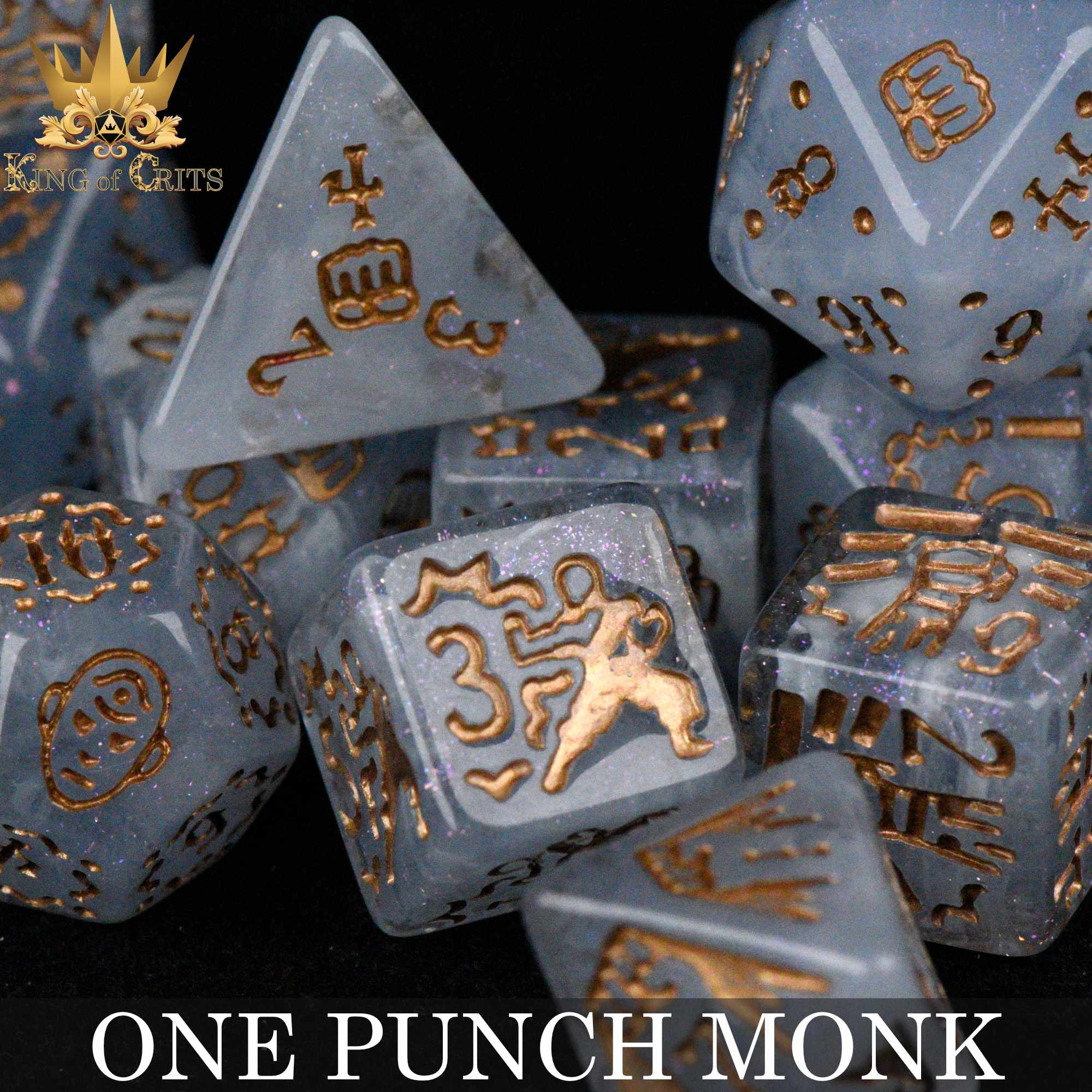 One Punch Monk - 11 Dice Set