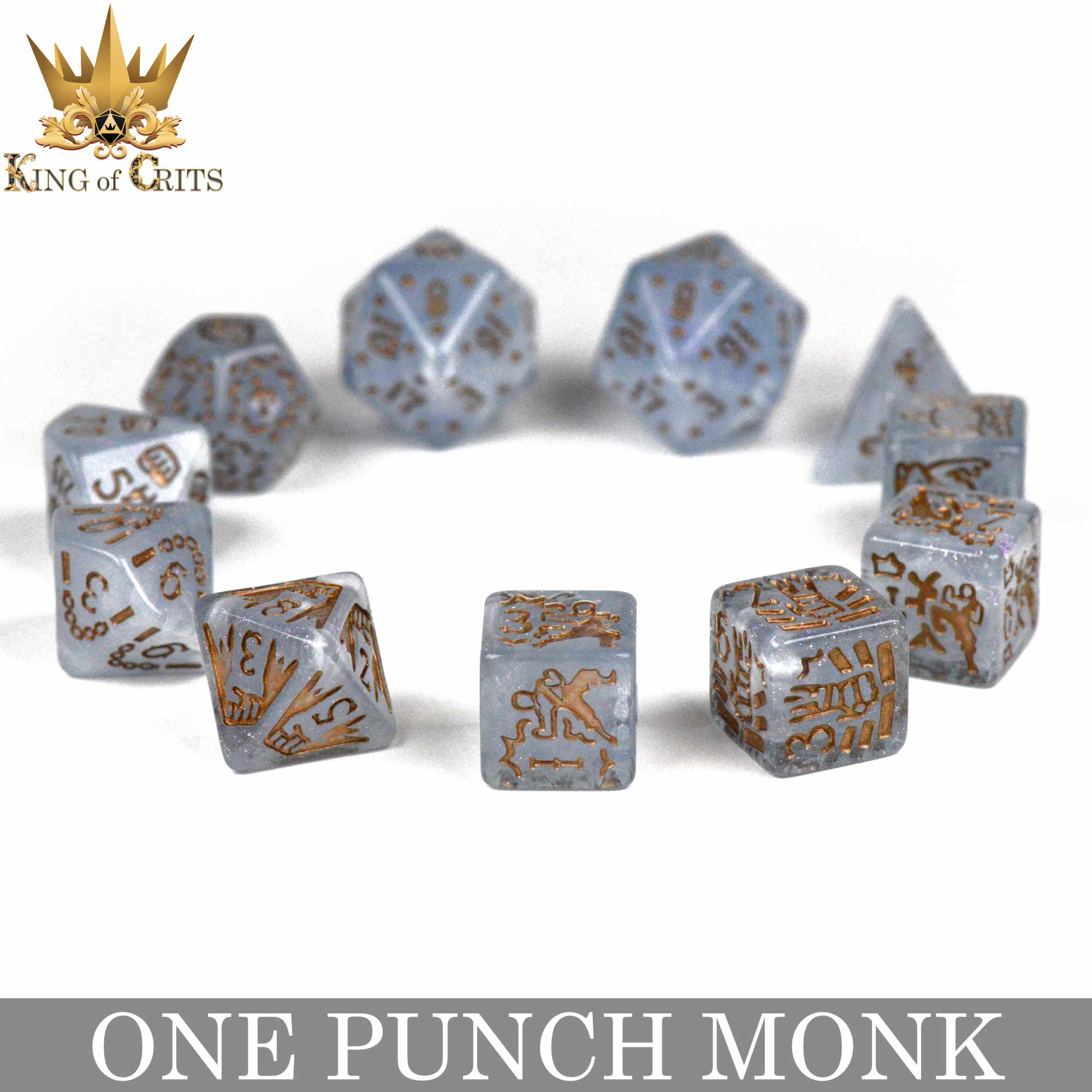 One Punch Monk - 11 Dice Set