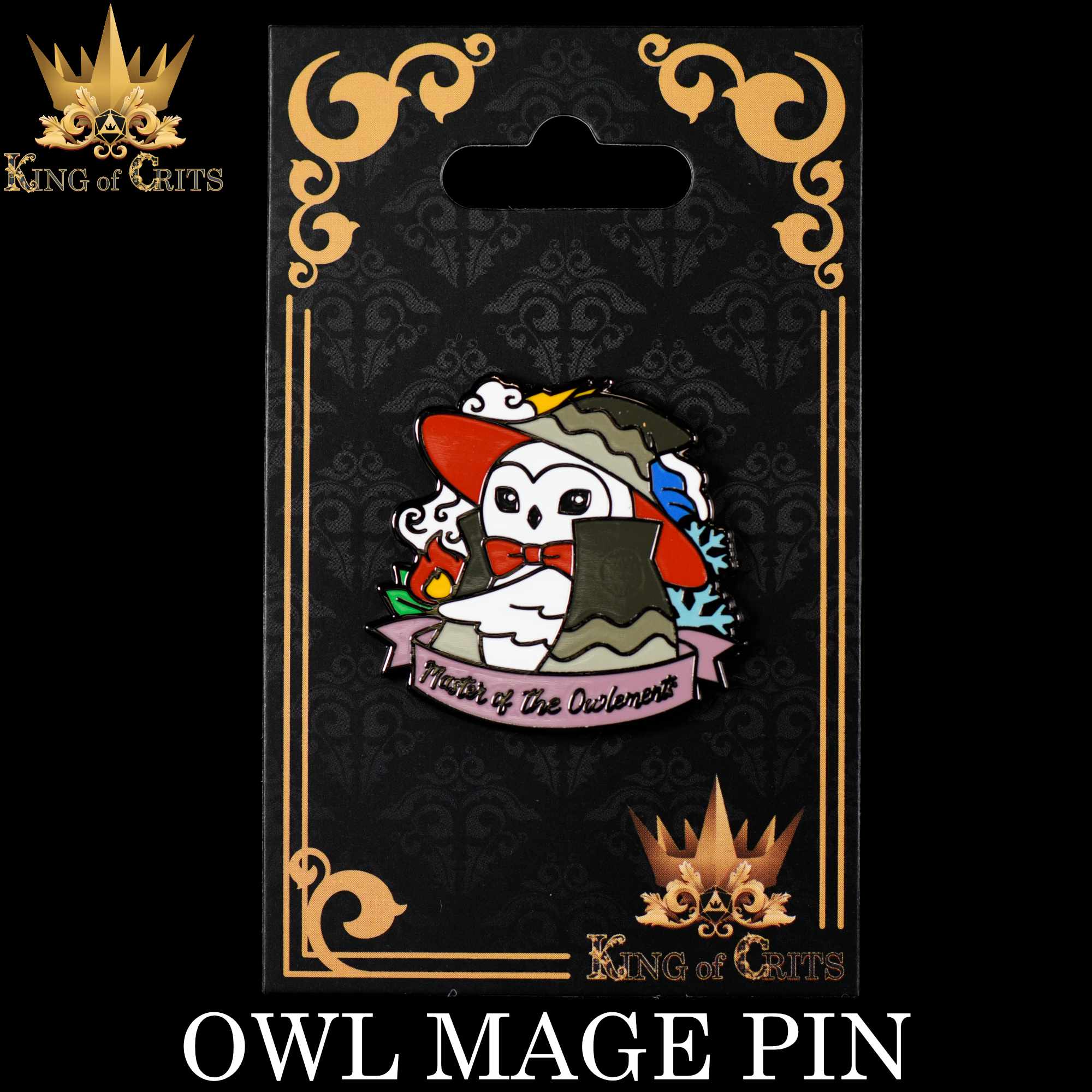 Owl Mage (Enamel Pin)