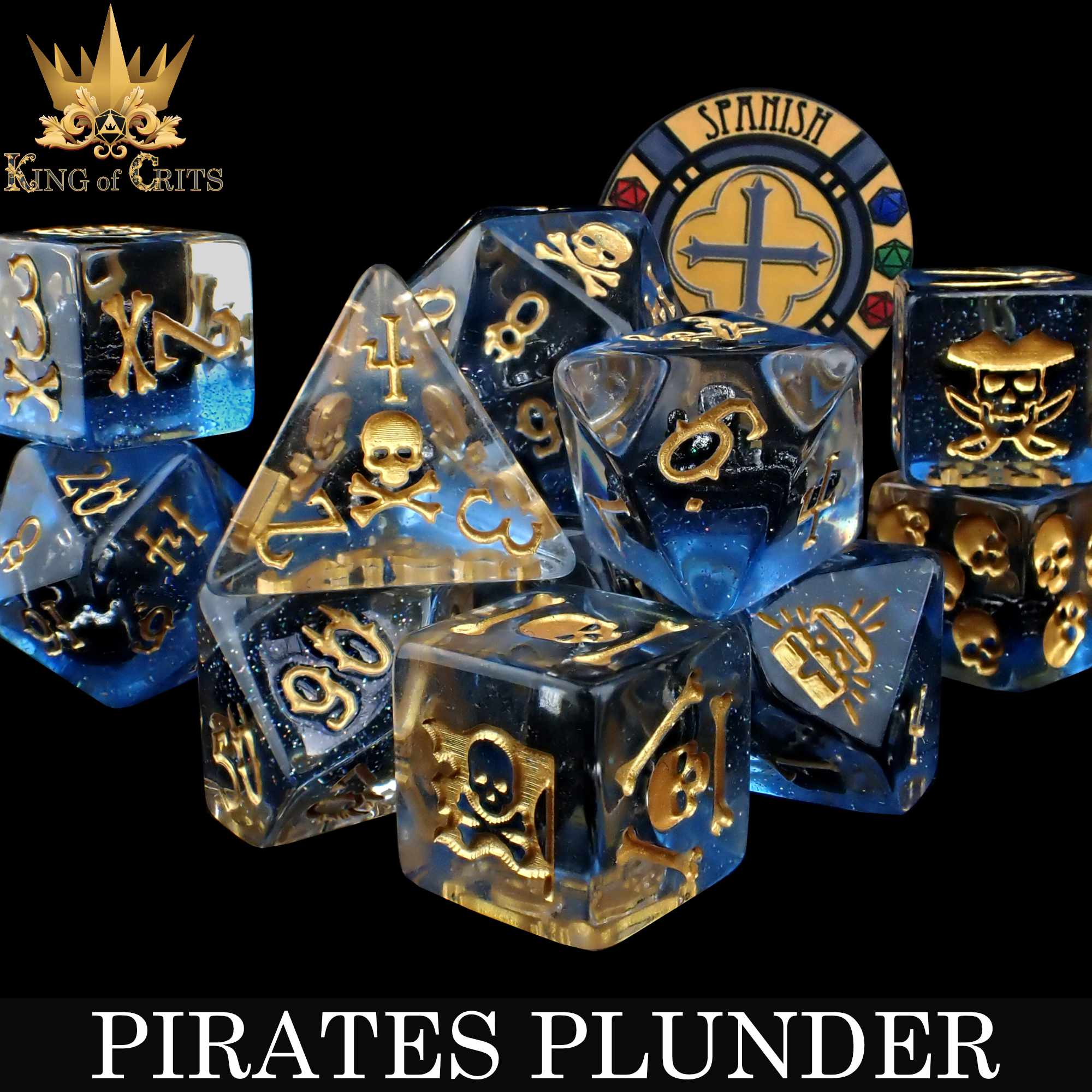 Pirates Plunder - 11 Dice Set