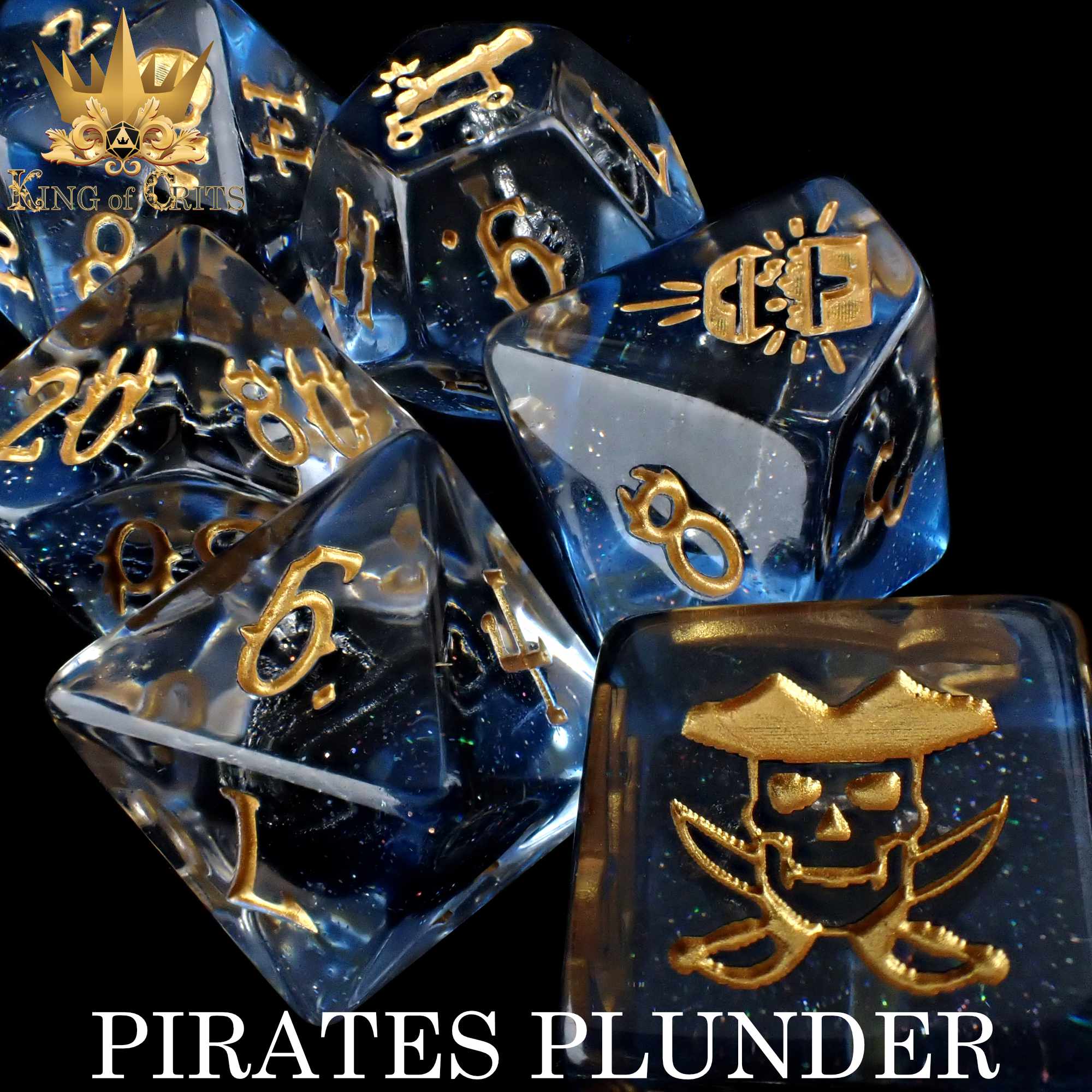 Pirates Plunder - 11 Dice Set