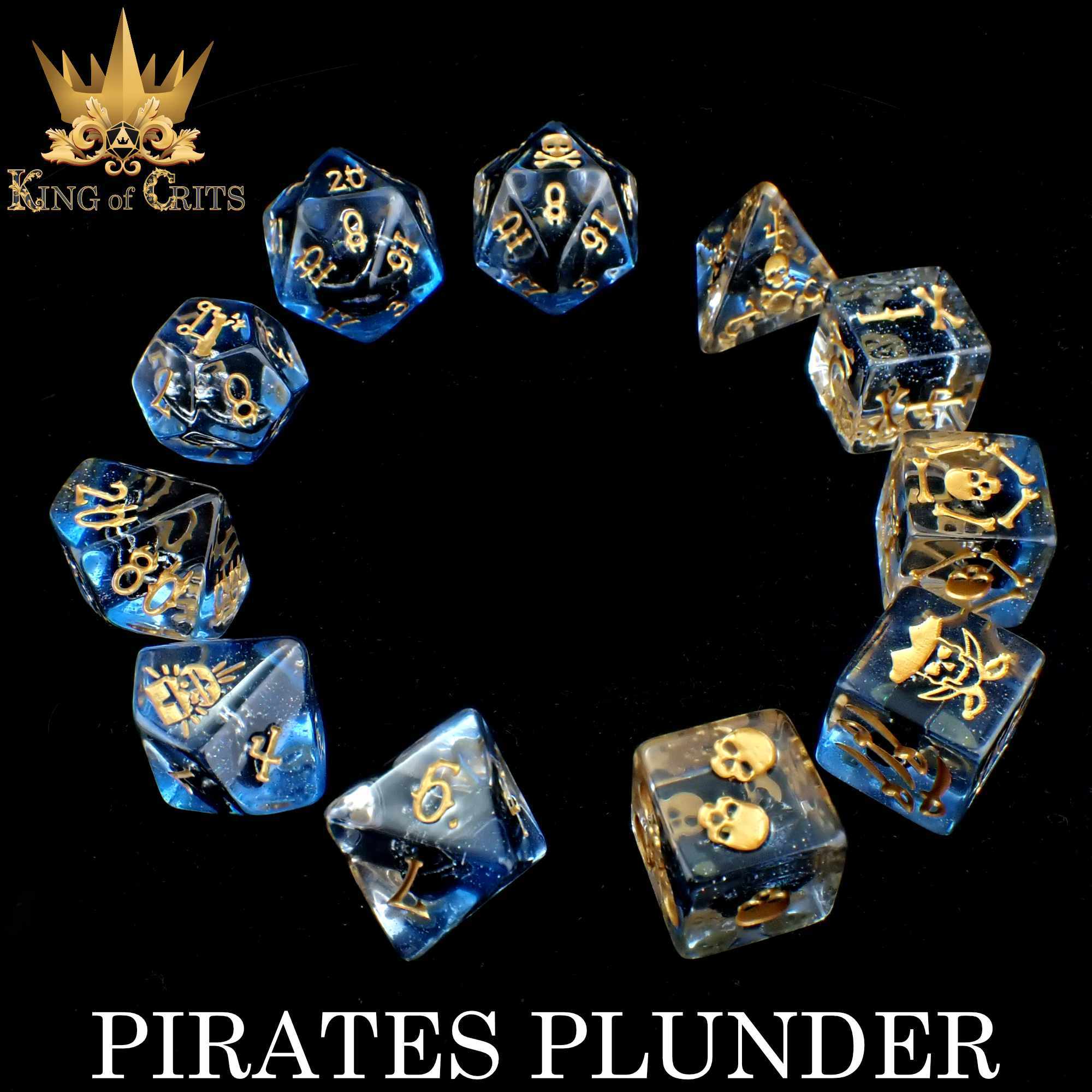 Pirates Plunder - 11 Dice Set