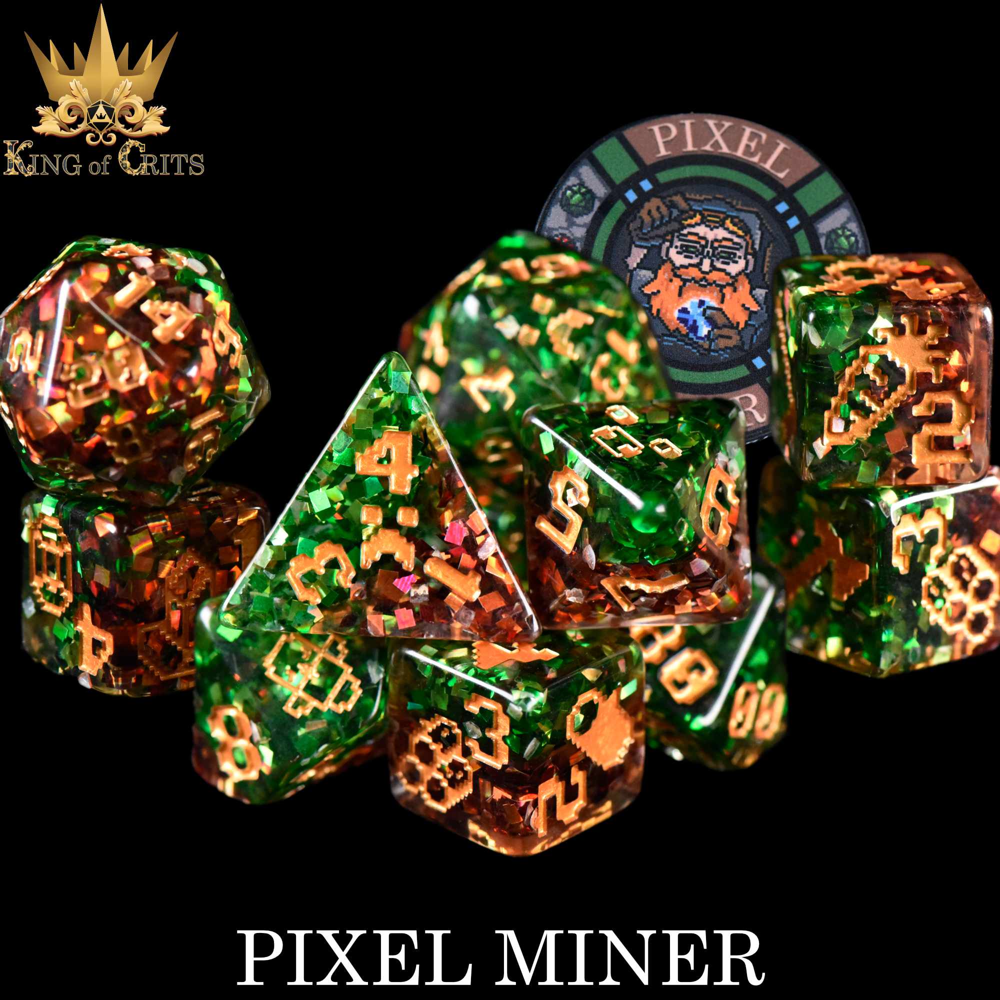 Pixel Miner - 11 Dice Set