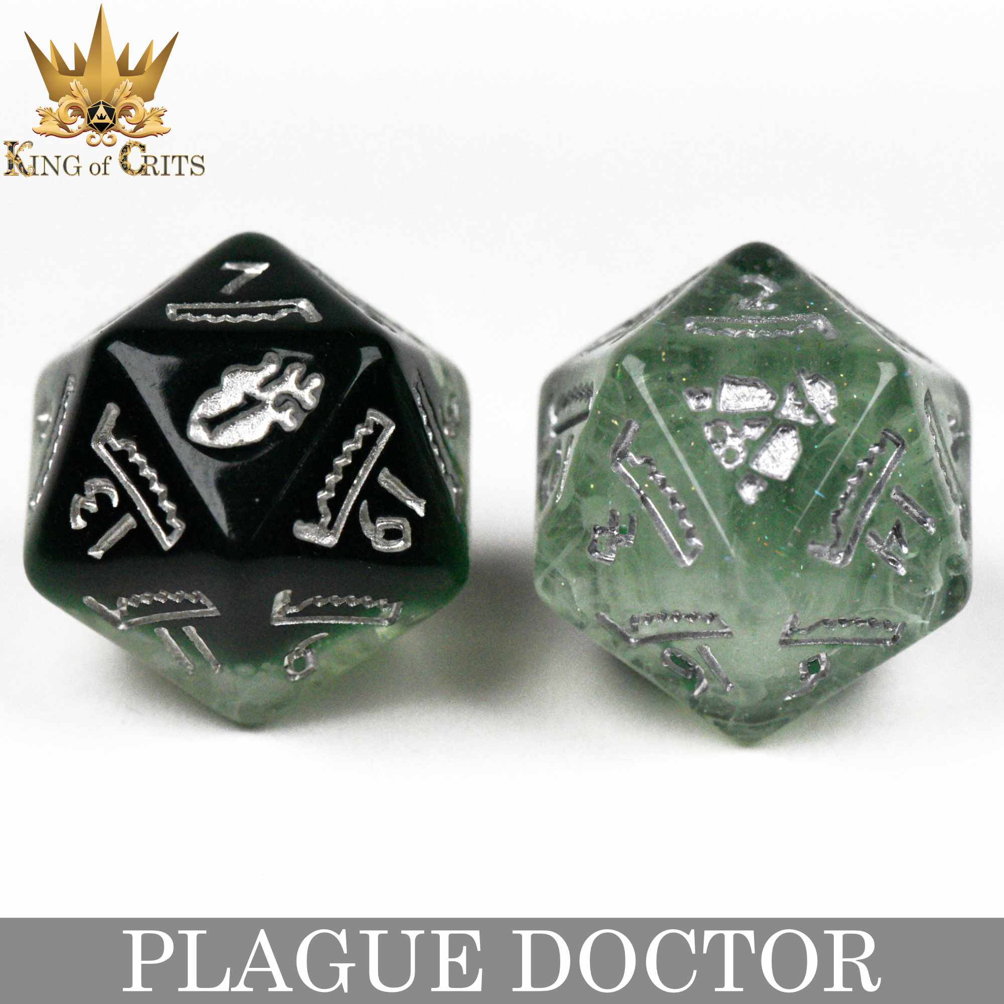 Plague Doctor - 11 Dice Set