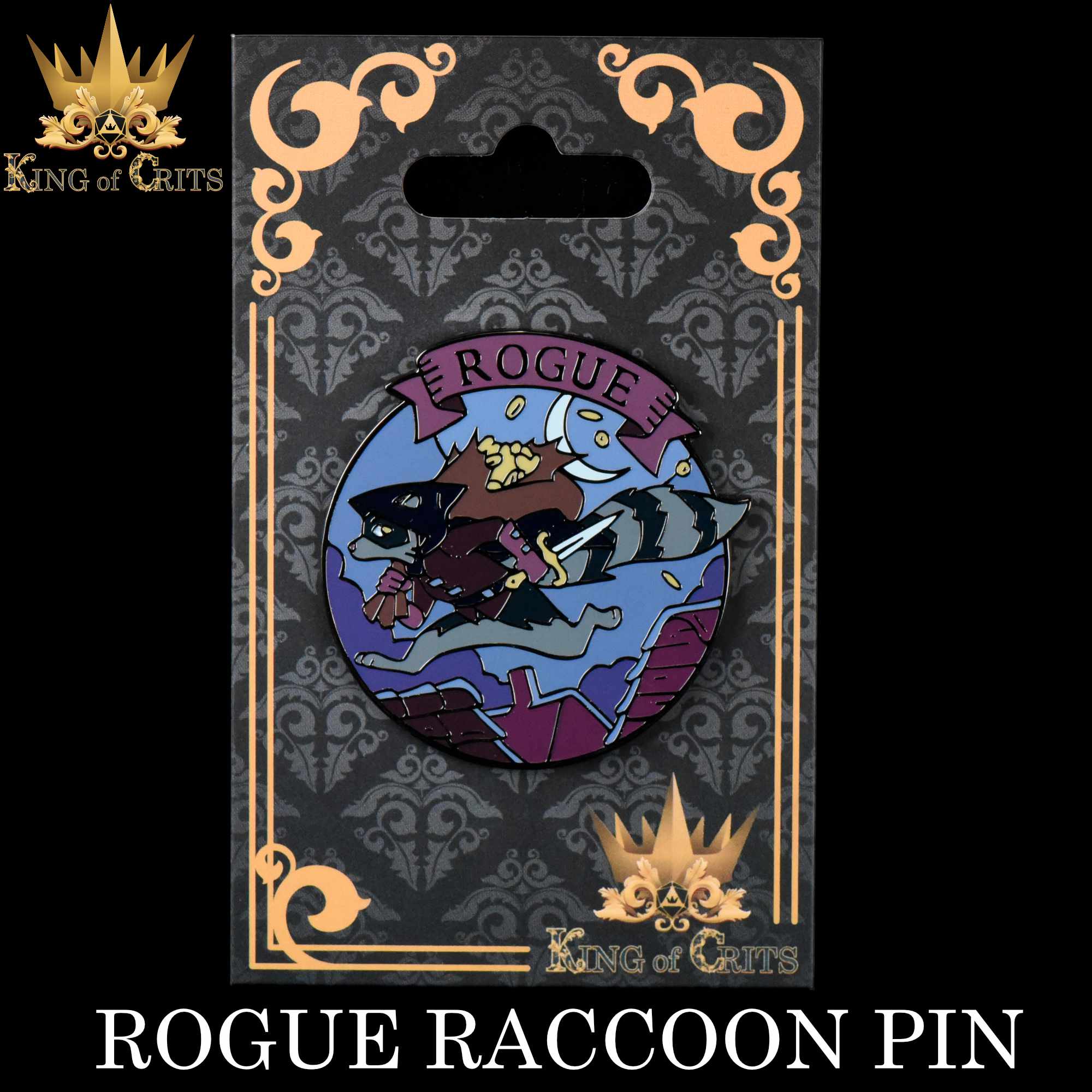 Rogue Raccoon (Enamel Pin)