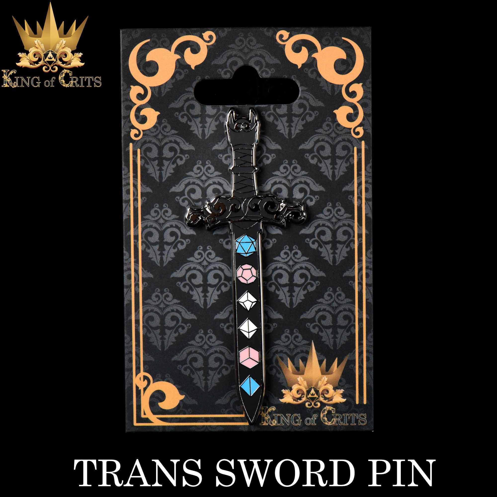 Trans Sword (Enamel Pin)