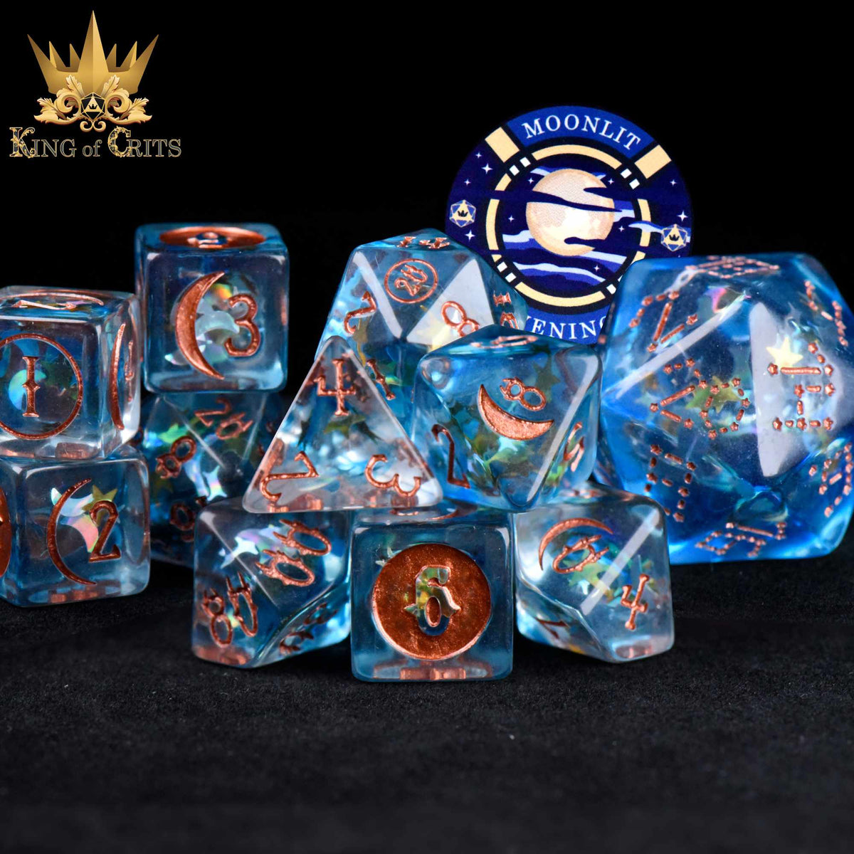 Moonlit Evening - 12 Dice Set