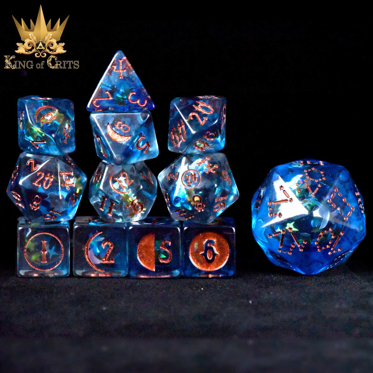 Moonlit Evening - 12 Dice Set