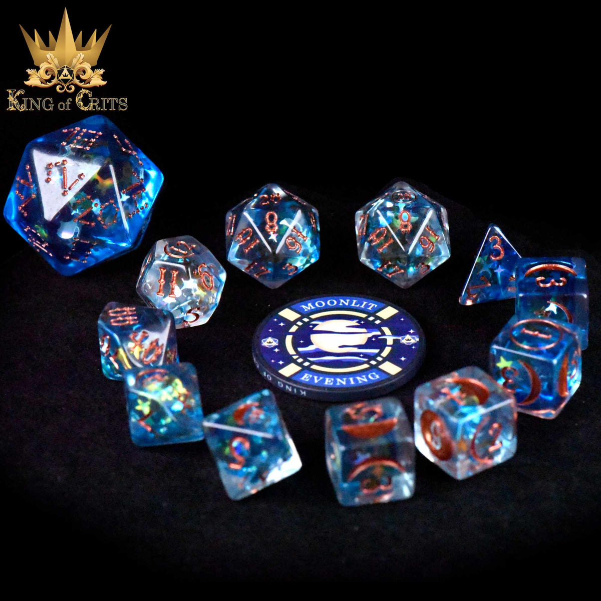 Moonlit Evening - 12 Dice Set