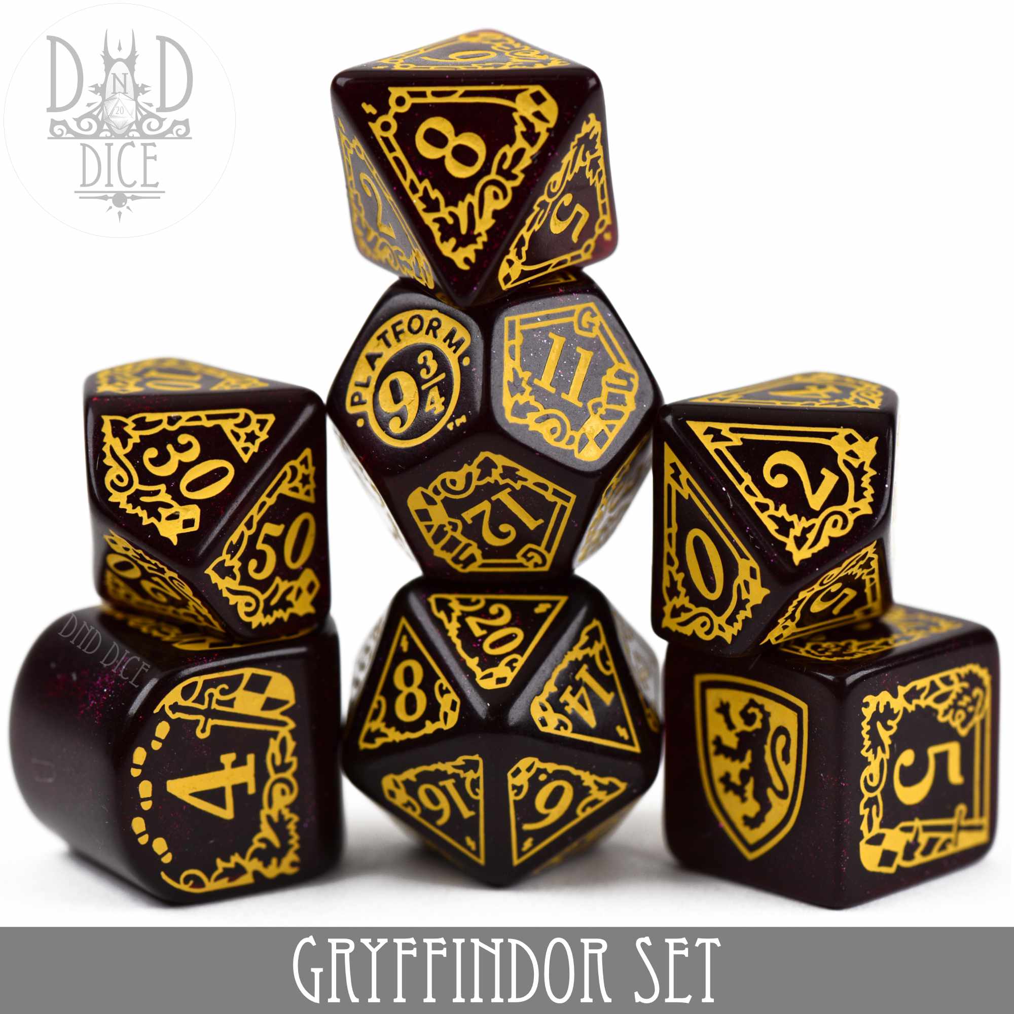 Harry Potter Gryffindor Dice Set