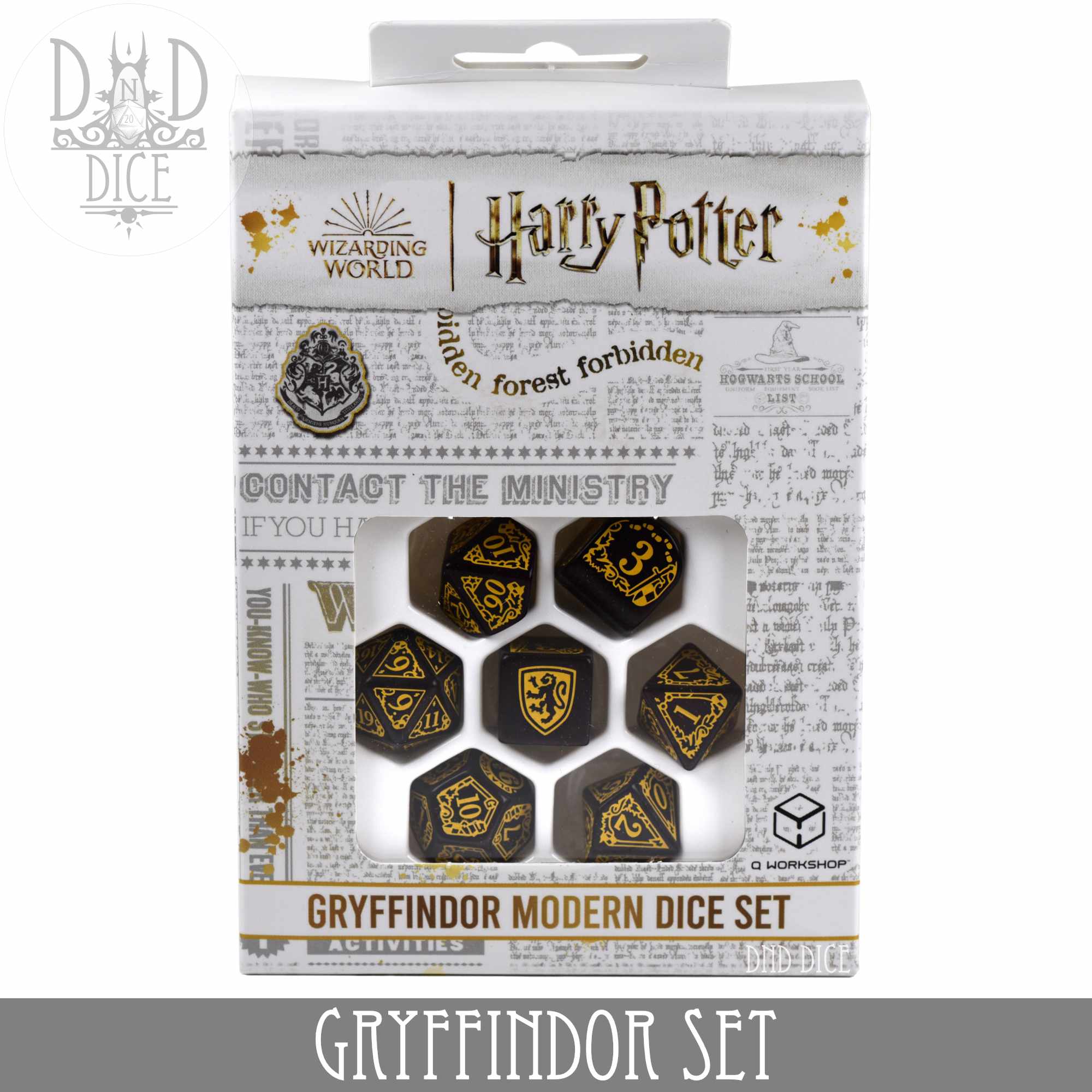 Harry Potter Gryffindor Dice Set