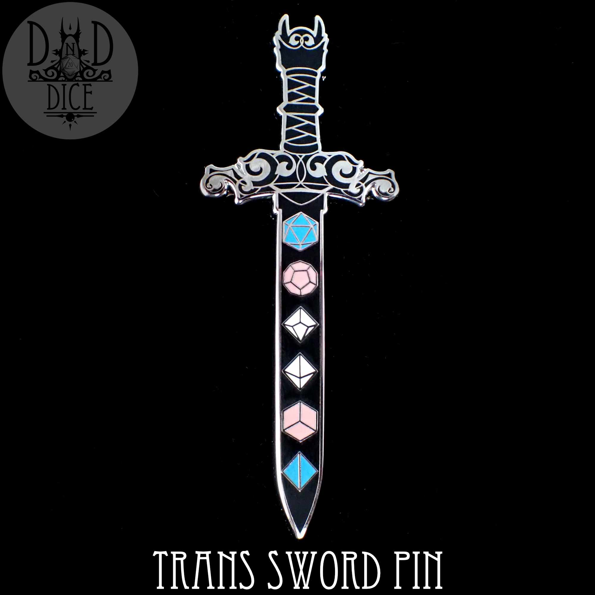 Trans Sword (Enamel Pin)