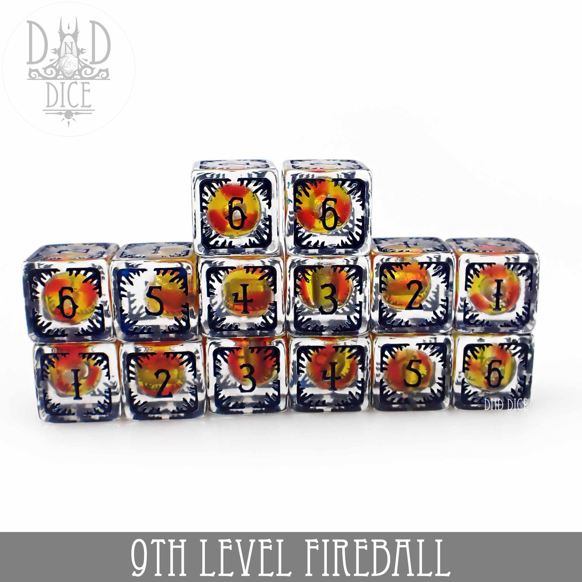 9th Level Fireball - 14 Dice Set